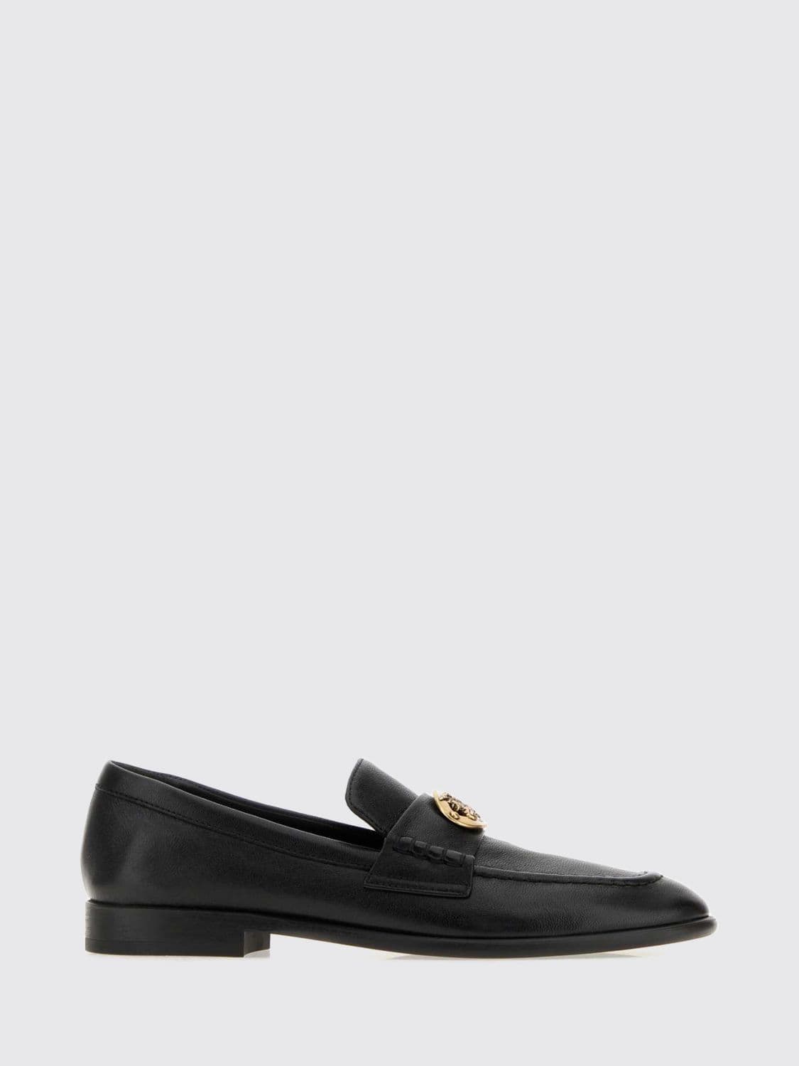 Burberry Opal Penny Loafers in Lambskin Leather with Metal Logo