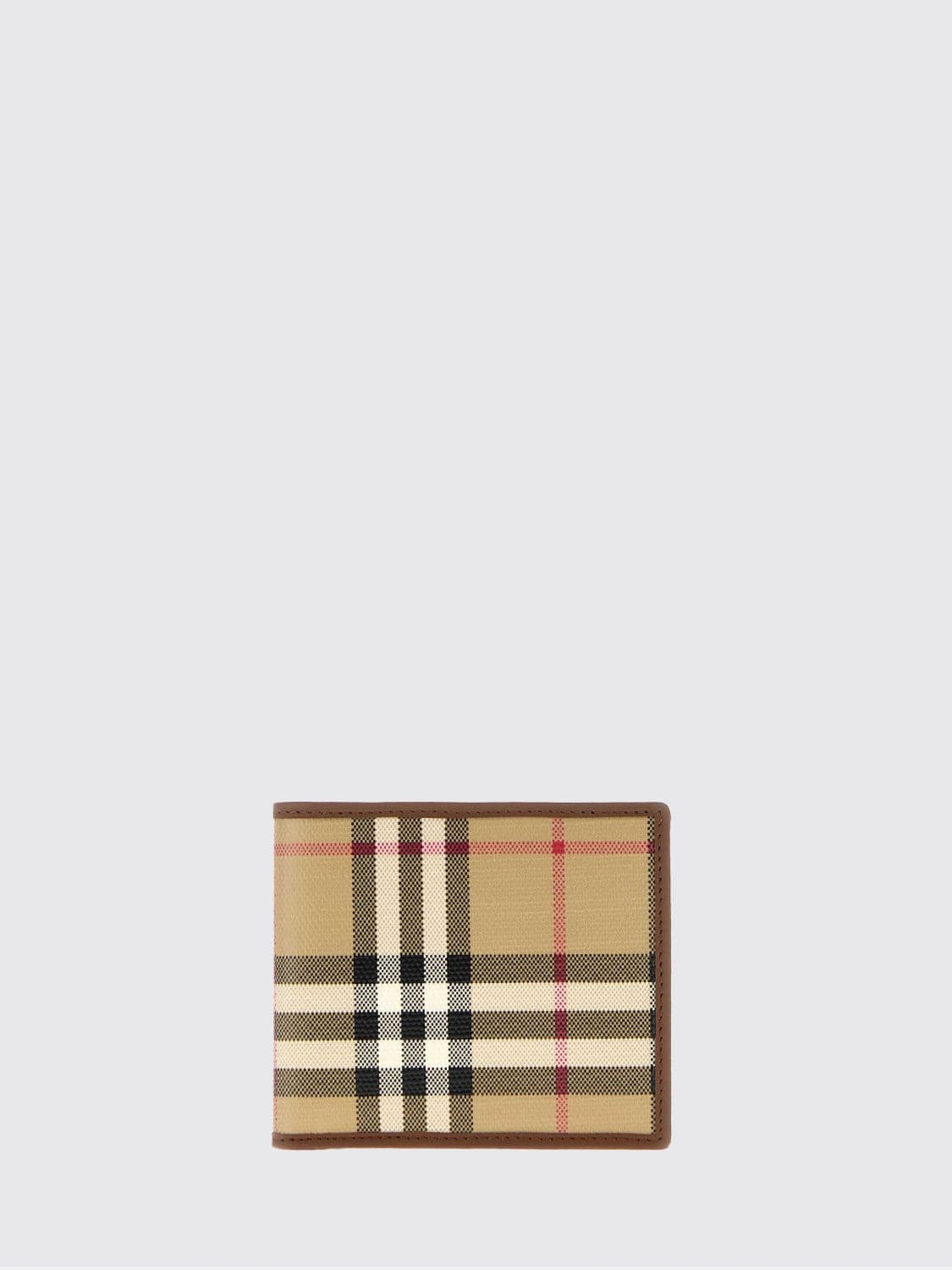 Burberry Vintage Check and Calf Leather Bifold Wallet · OS