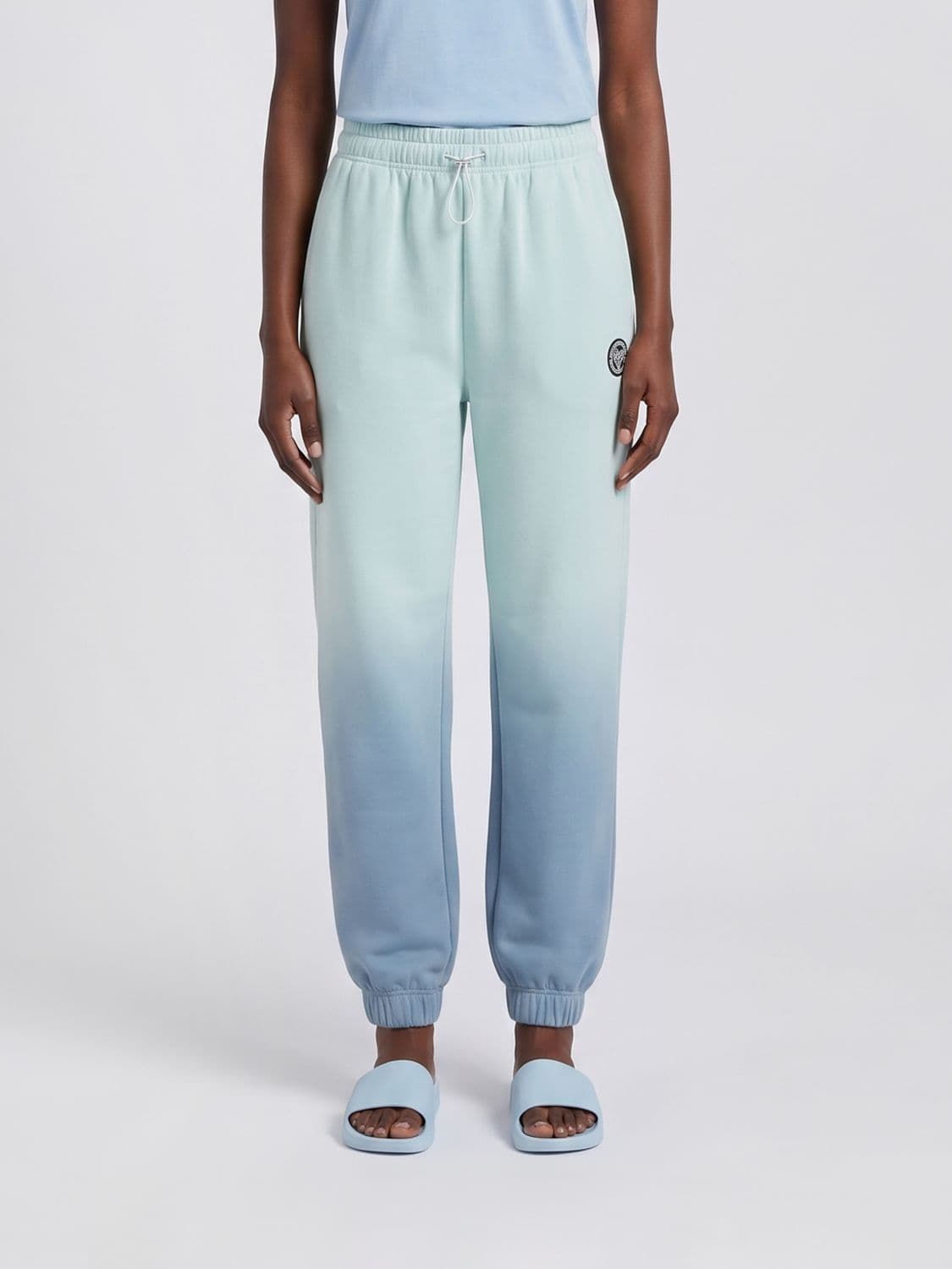Plein Sport Abstract Print Jersey Jogging Trousers with Mid-Rise Waist