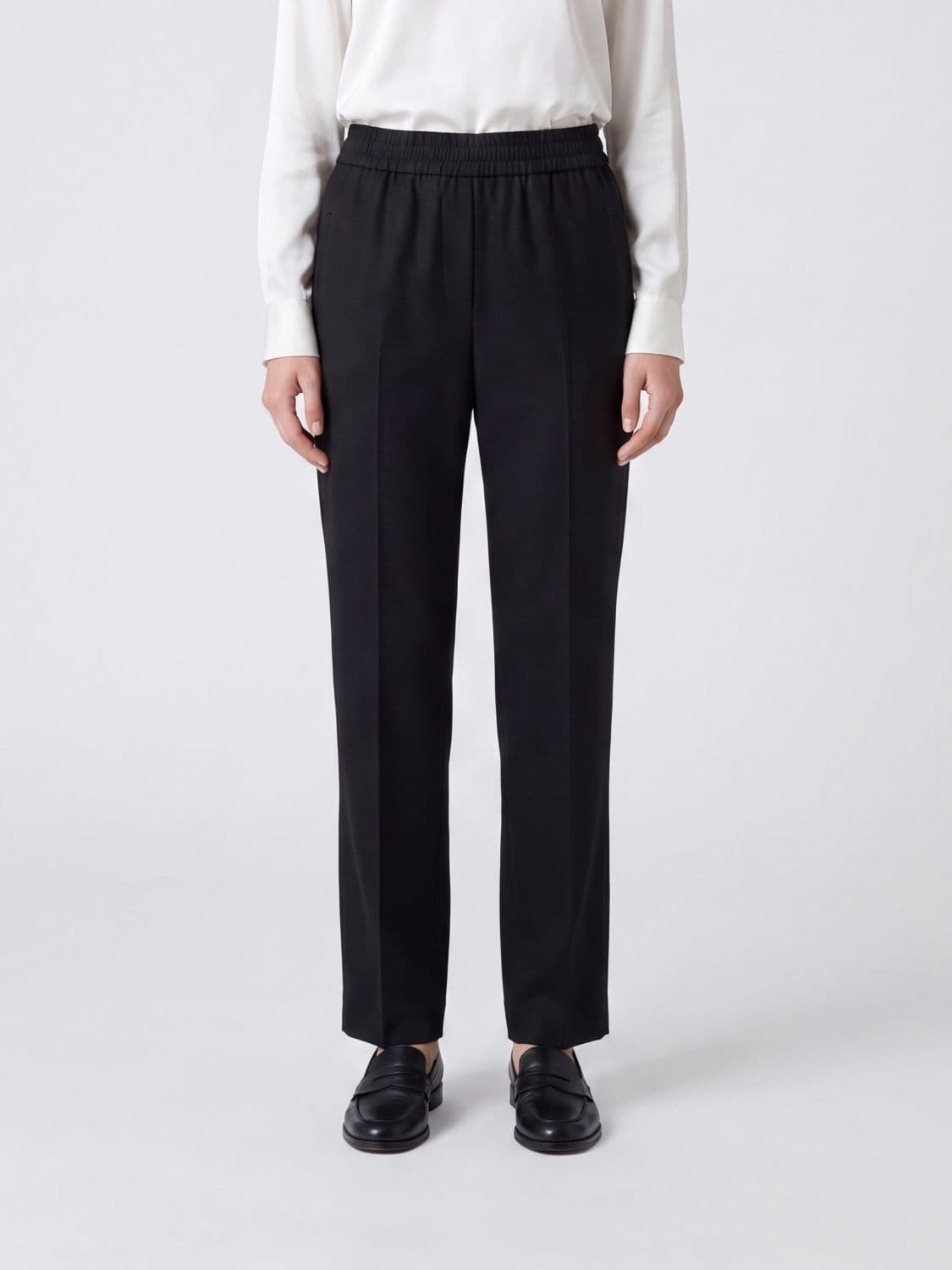 Golden Goose Brittany Straight-Leg Virgin Wool Trousers · 42