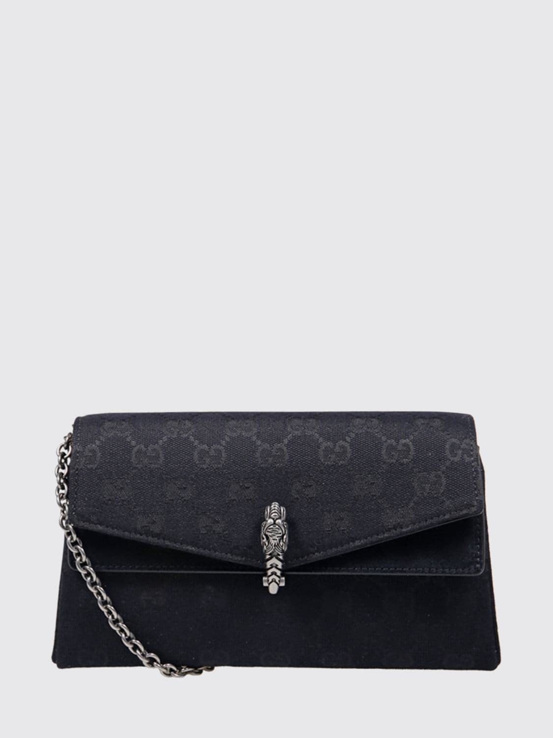Gucci Dionysus Monogram Leather Mini Shoulder Bag with Chain Strap