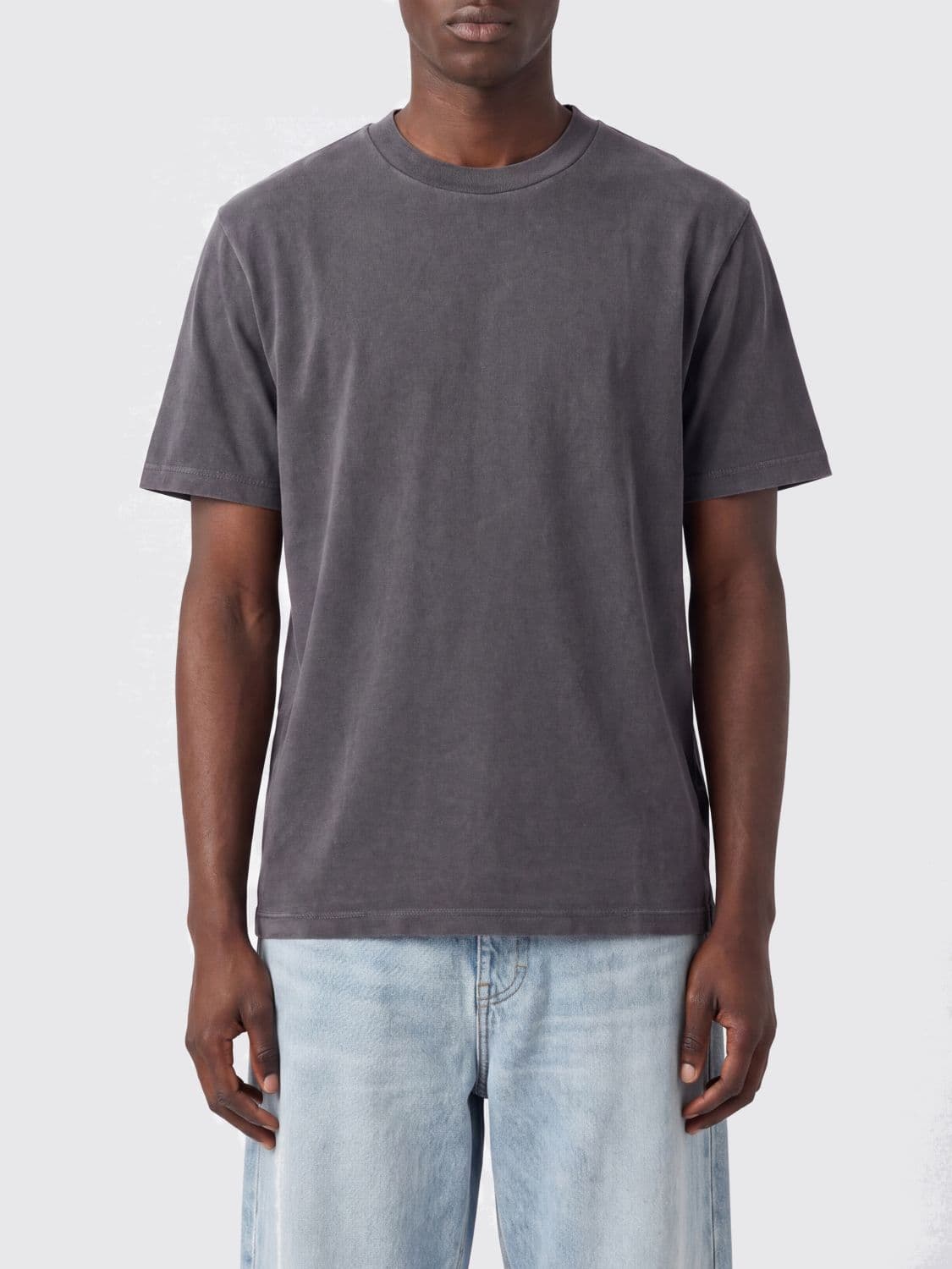 Our Legacy Crewneck Cotton T-Shirt with Dropped Shoulders