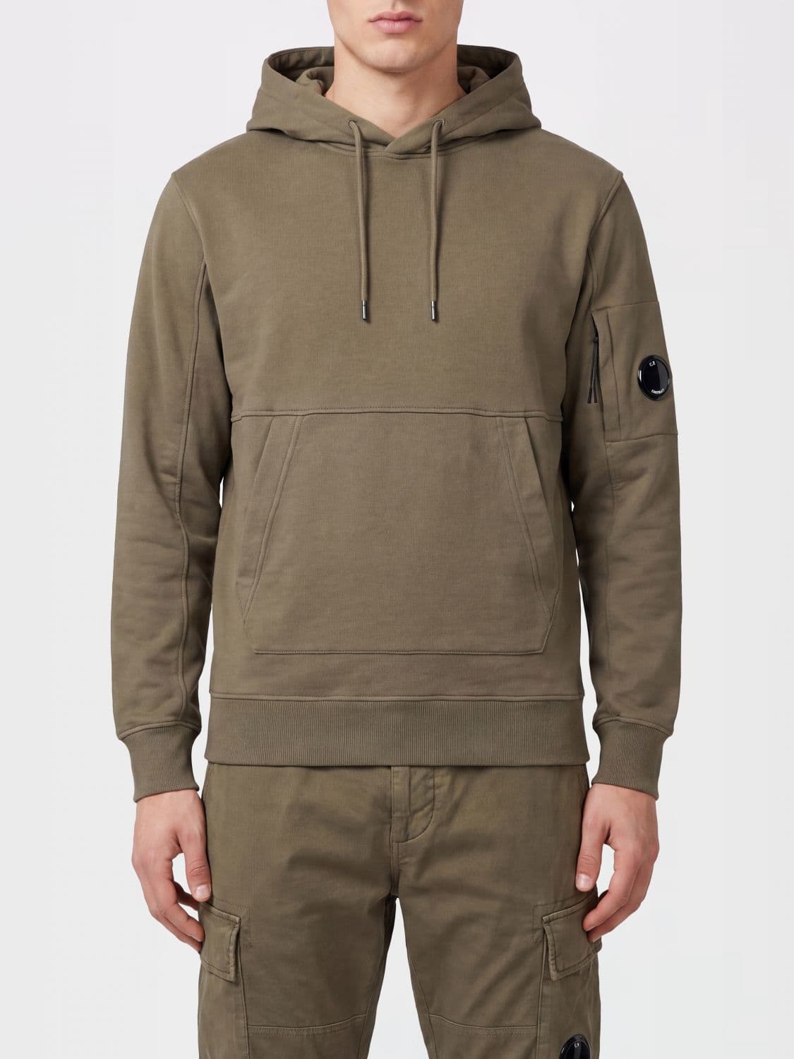 C.p. Company C. P. COMPANY Cotton Hoodie with Kangaroo Pocket