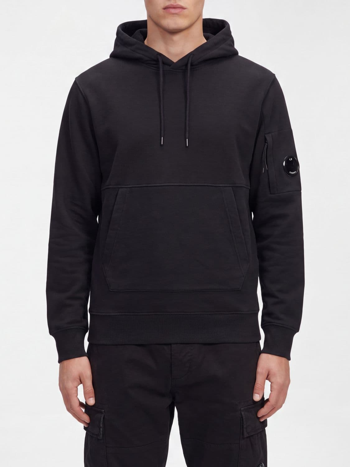 C.p. Company C. P. COMPANY Cotton Hoodie with Kangaroo Pocket