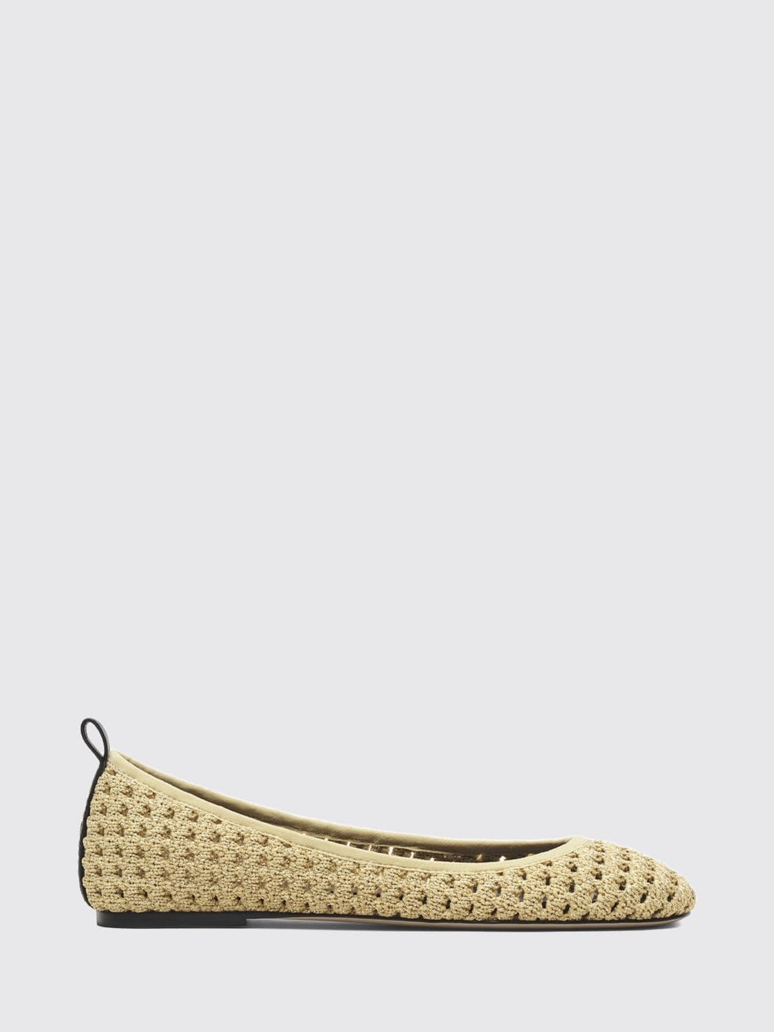 Marc Jacobs Crochet Polyester Ballet Flats with Perforated Round Toe