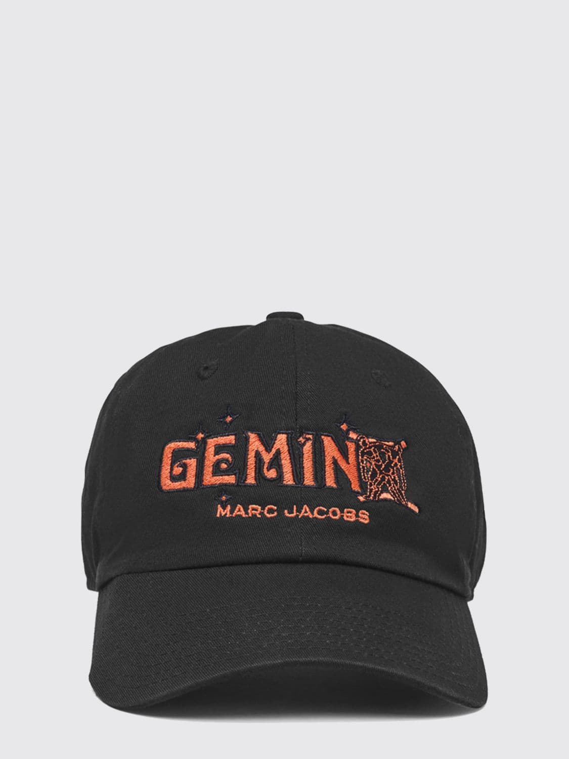 Marc Jacobs Cancer Cotton Baseball Cap with Embroidered Slogan · OS