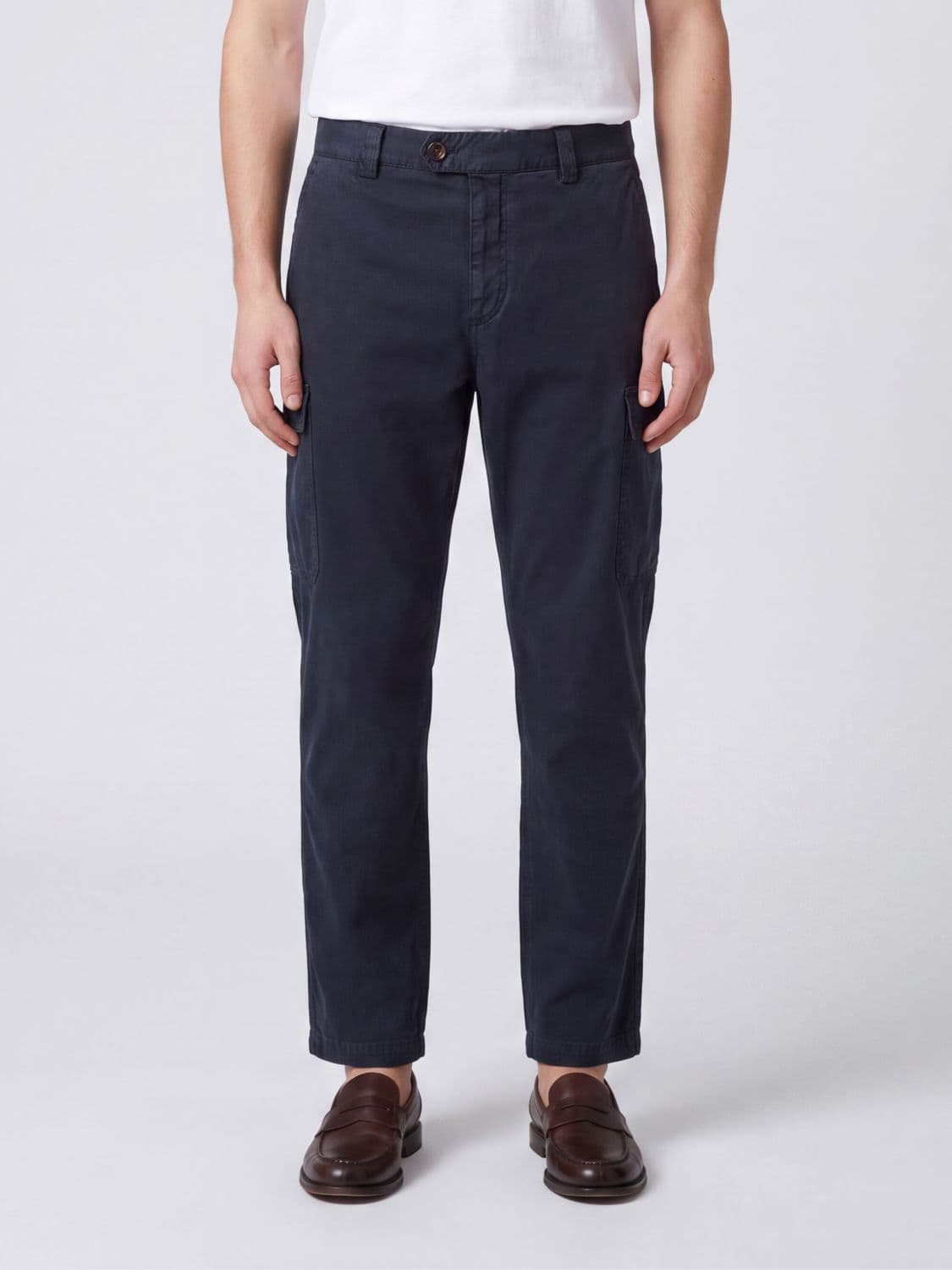 Brunello Cucinelli Slim Fit Cotton Cargo Trousers · 48