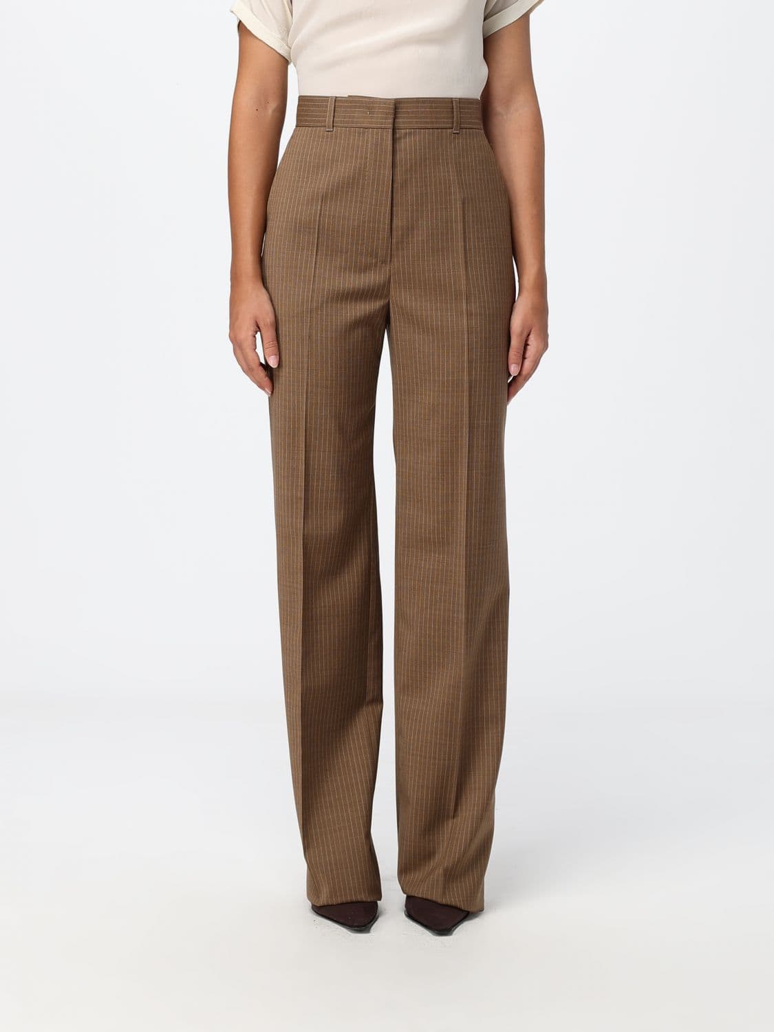 Max Mara Studio Pants Woman color Camel