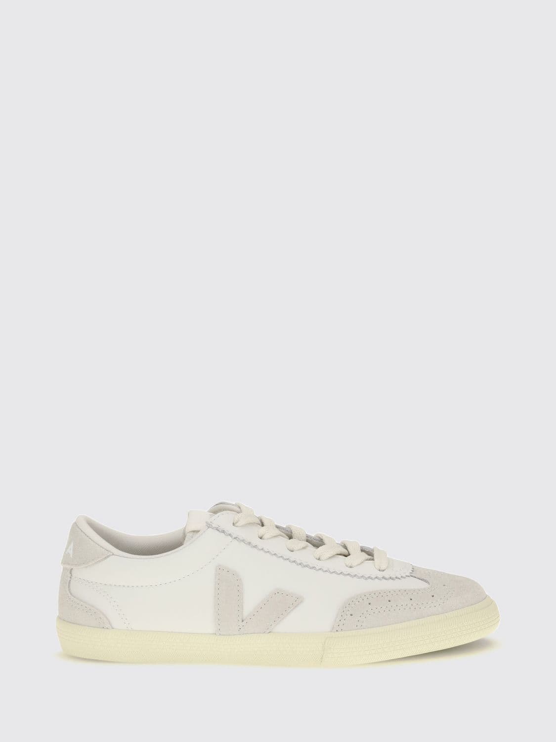 Veja Volley O. T. Leather Sneakers with Contrasting Logo