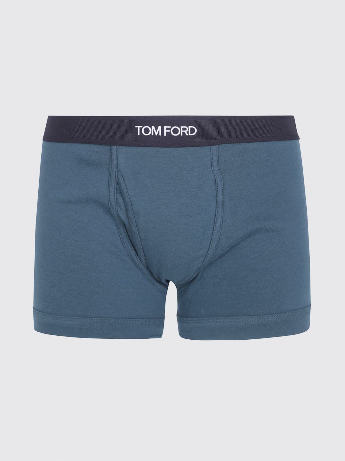 Tom Ford Stretch-Cotton Boxer Briefs with Logo Waistband