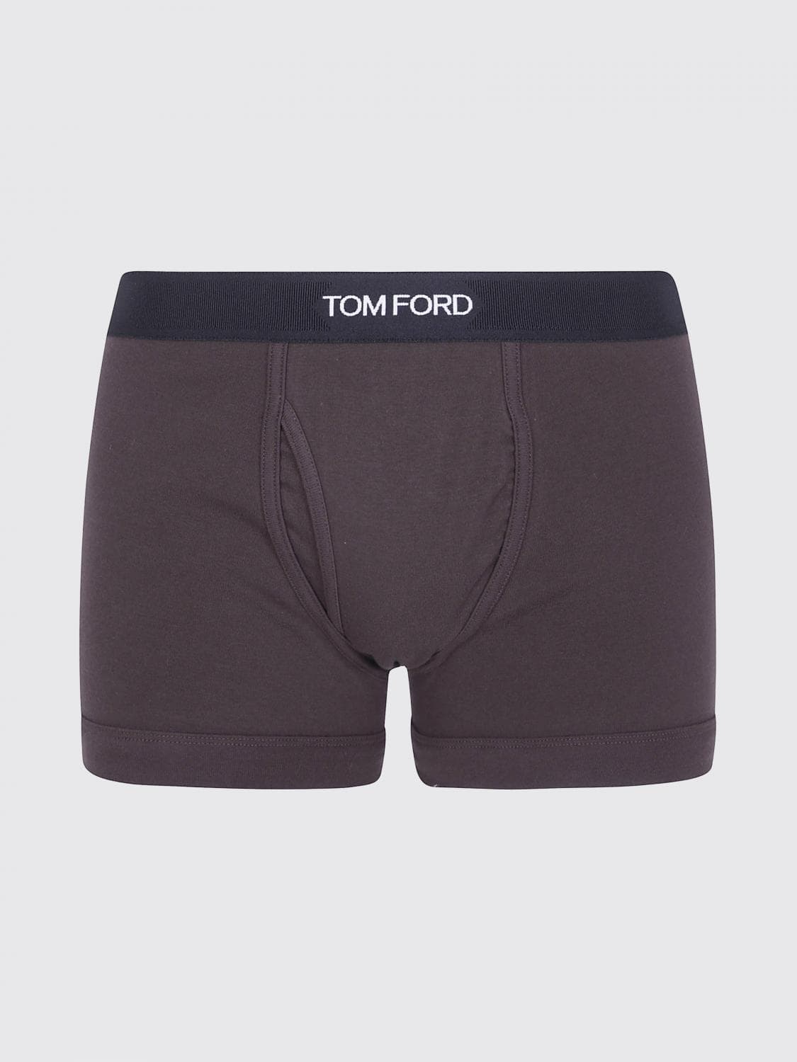 Tom Ford Stretch-Cotton Boxer Briefs with Logo Waistband