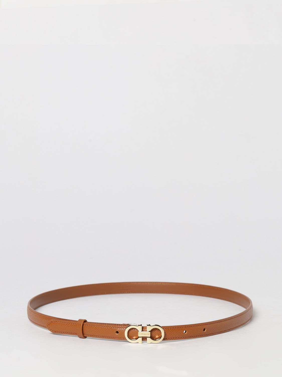 Ferragamo Reversible Saffiano Leather Gancini Buckle Belt