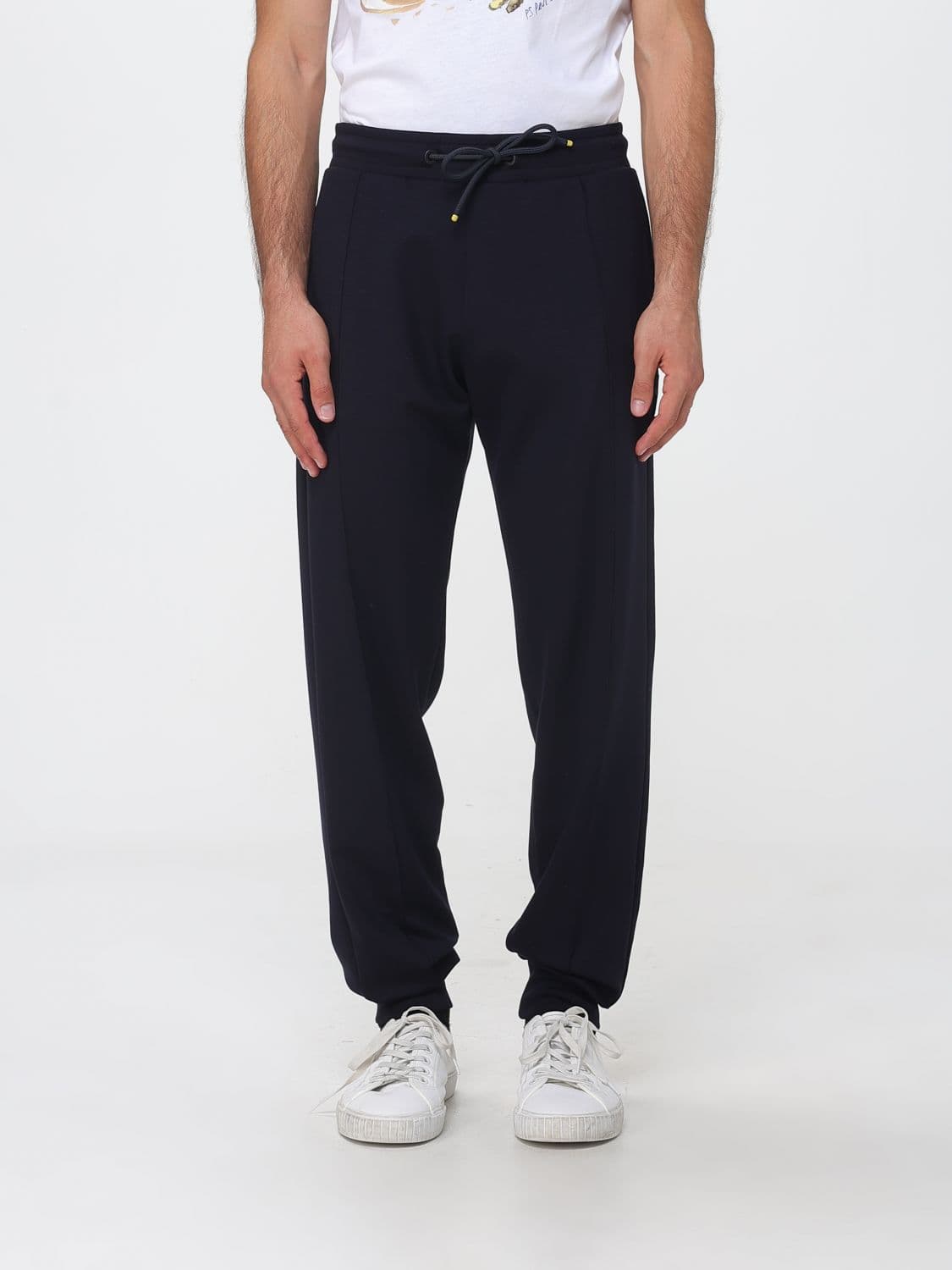 Paul Smith Cotton Joggers with Elasticated Drawstring Waist