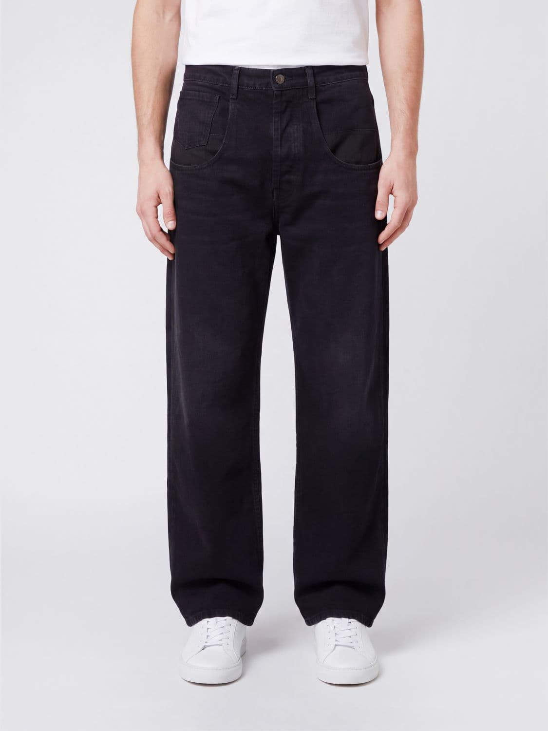Maison Margiela Mid-Rise Straight-Leg Cotton Denim Jeans