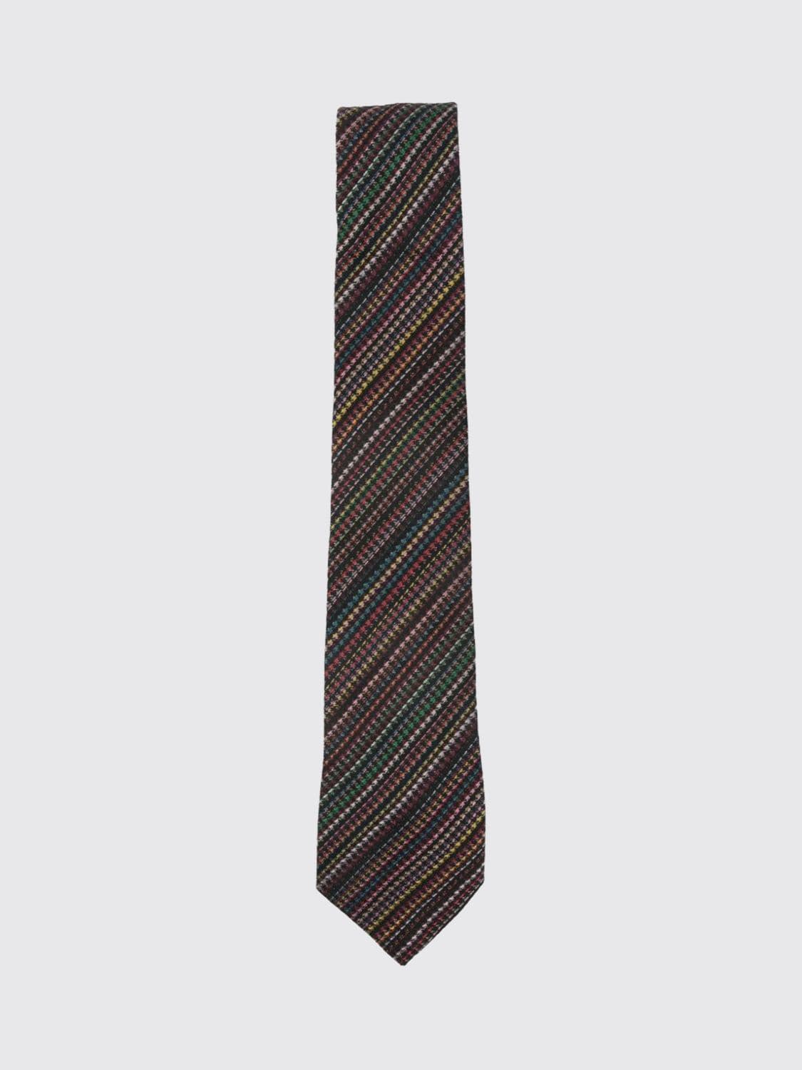 Paul Smith Multicolor Striped Wool Tie