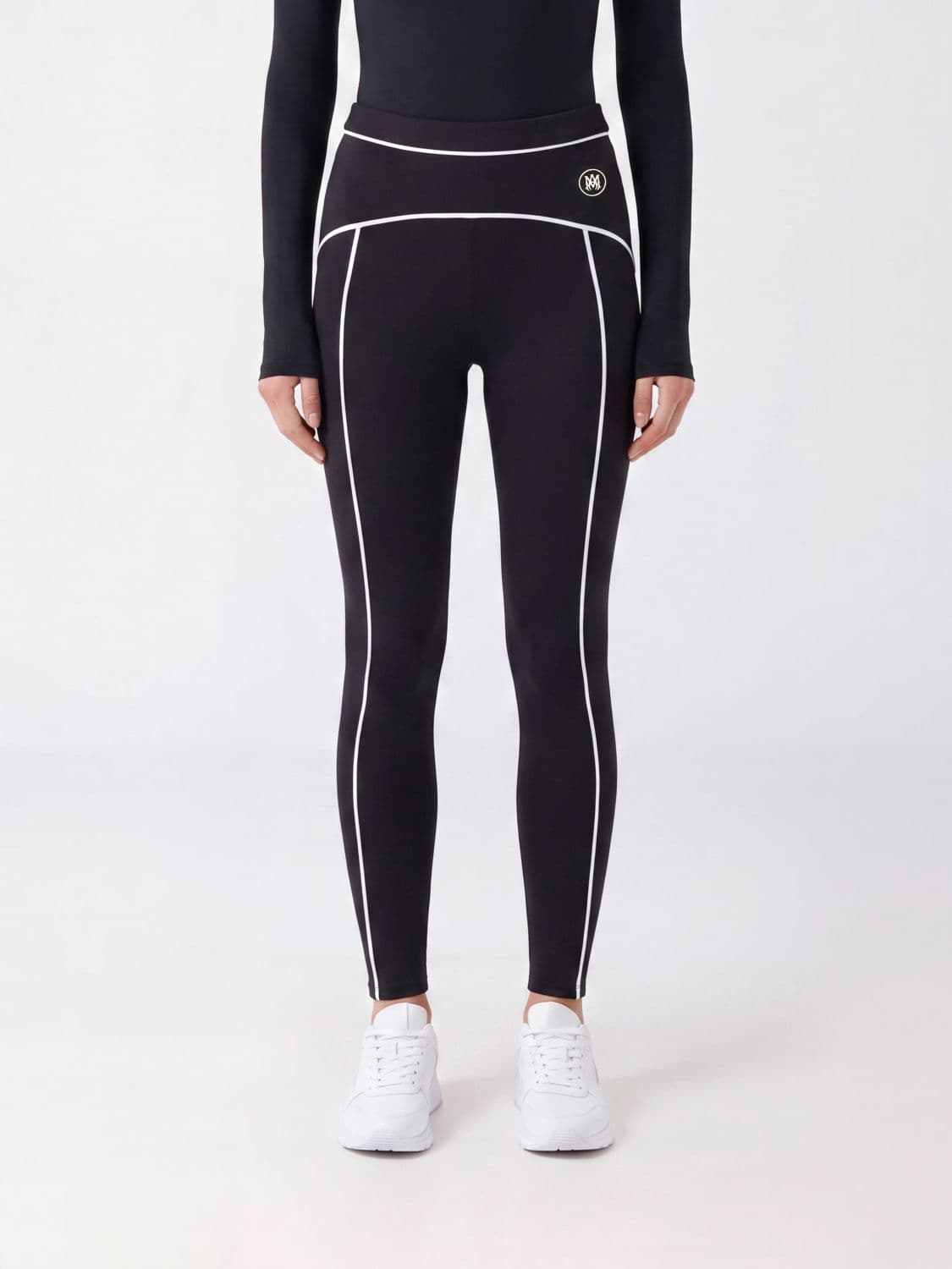 Amiri Skinny Fit Stretch-Tech Leggings with Side Stripes