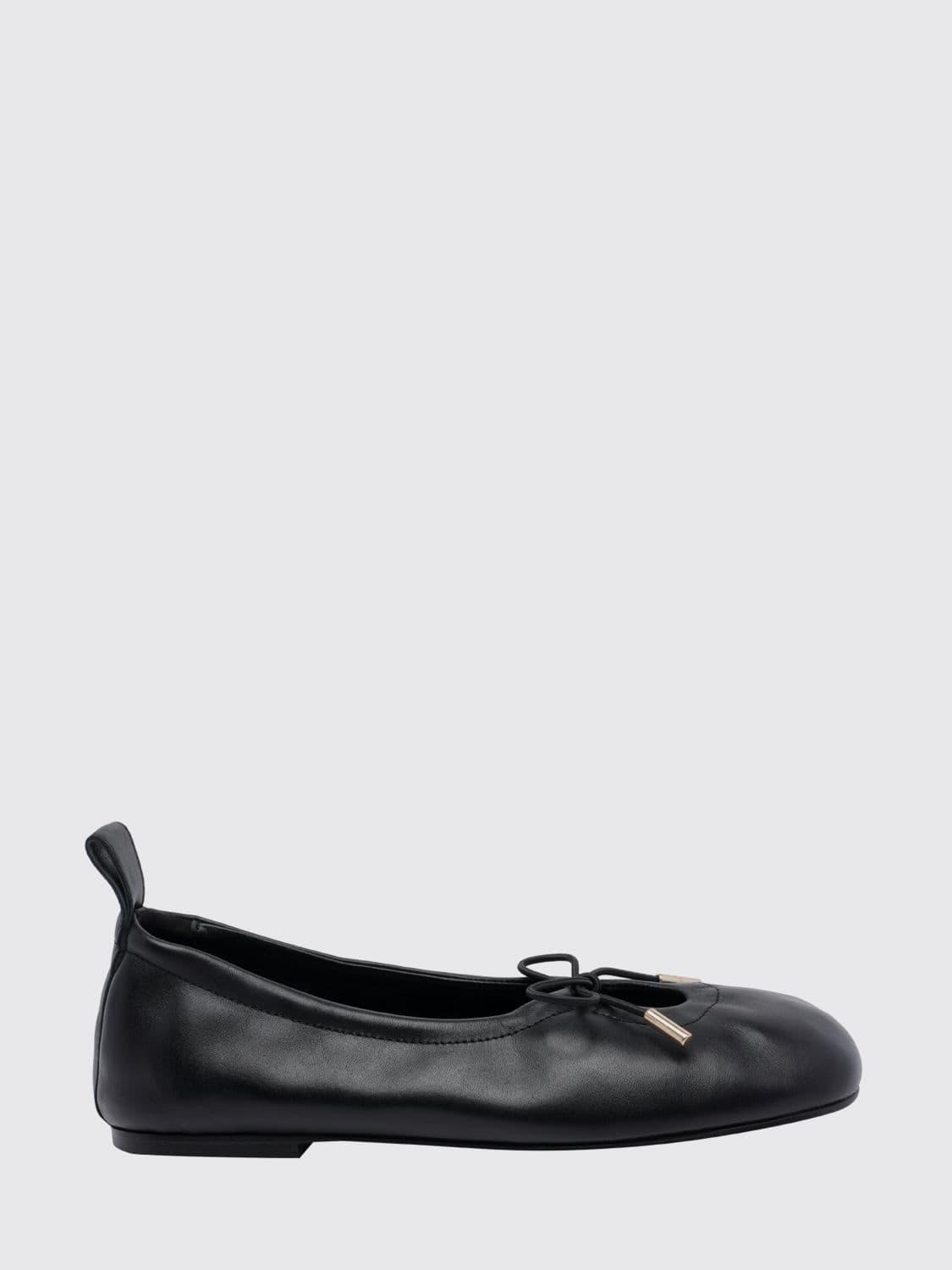 Alohas Rosalind Nappa Leather Ballet Flats with Bow Detail