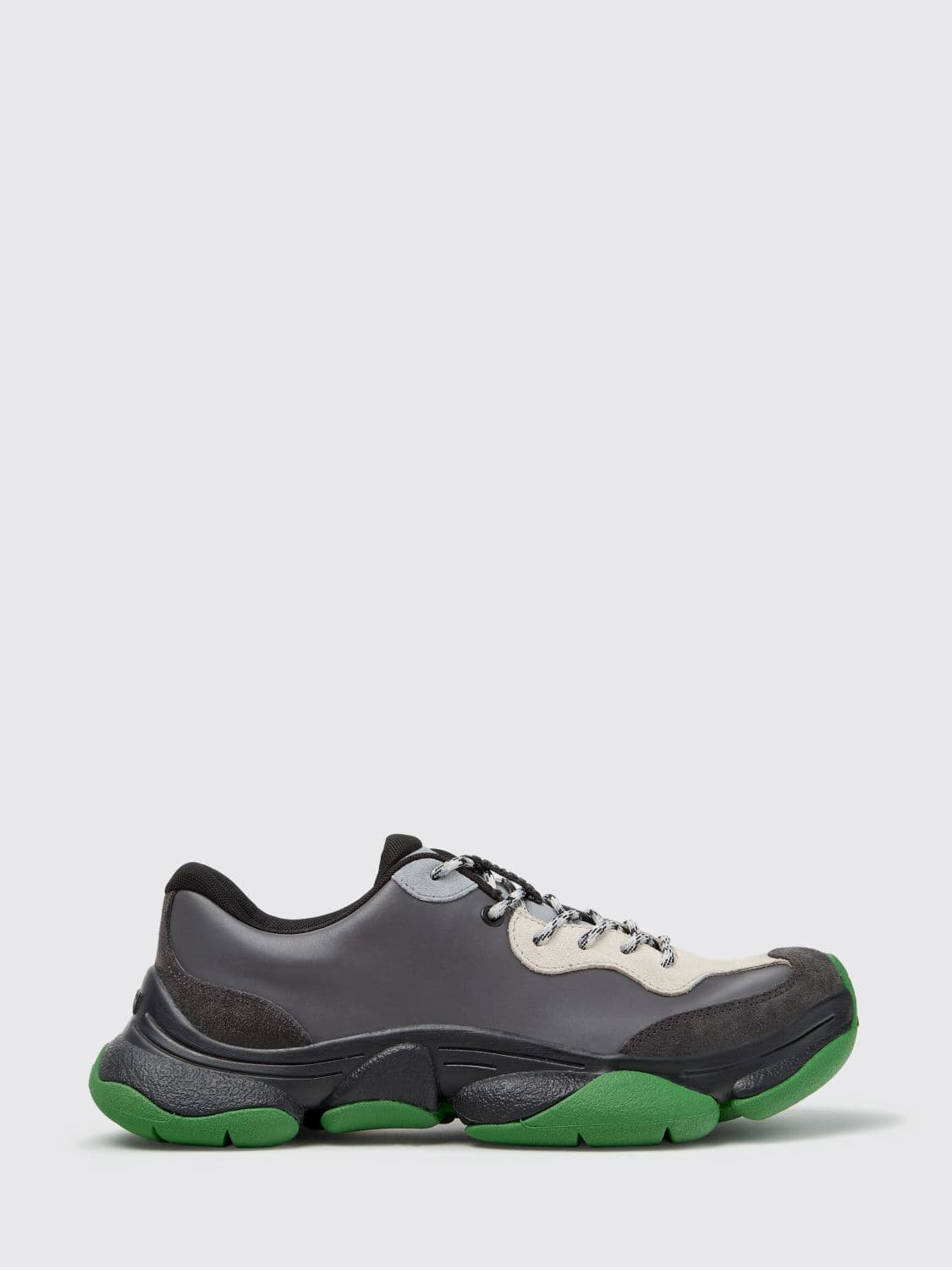 Camper Twins Bicolour Calfskin Leather Trainers with Vibram Sole