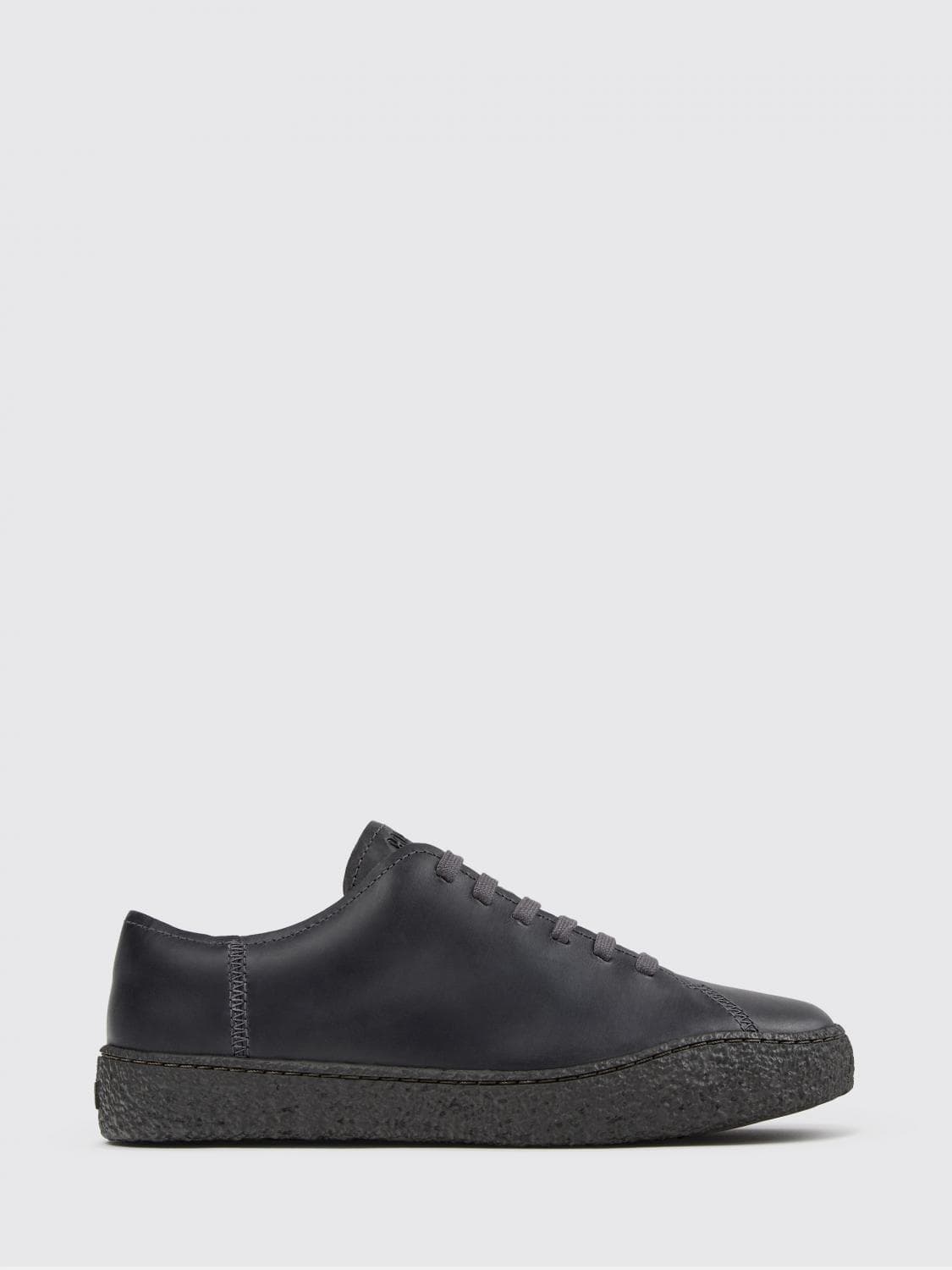 Camper Peu Terreno Smooth Leather Trainers with Embossed Logo and Rubber Sole