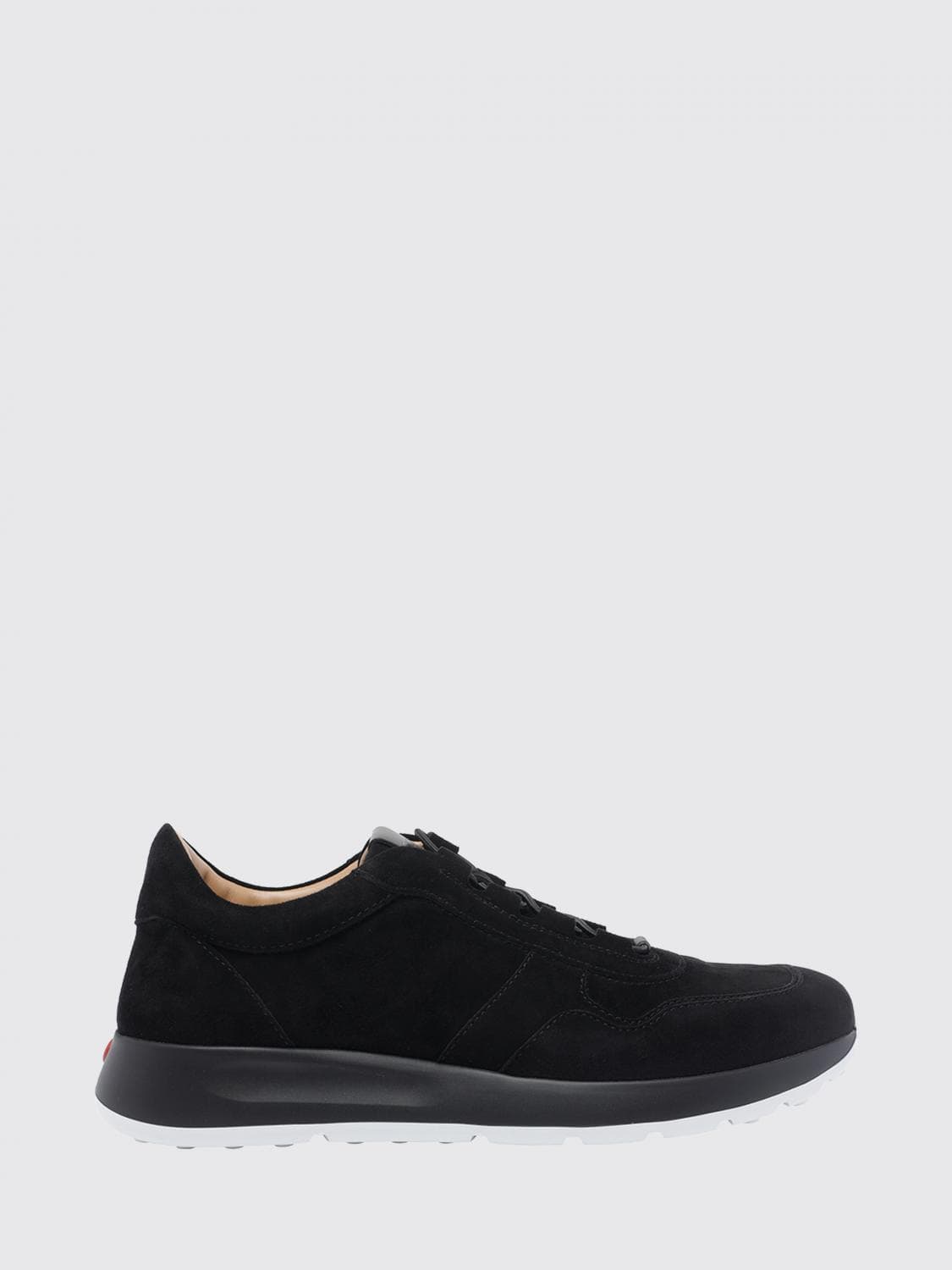 Tod's Red Dot Suede Calfskin Slip-On Sneakers with Elasticated Laces