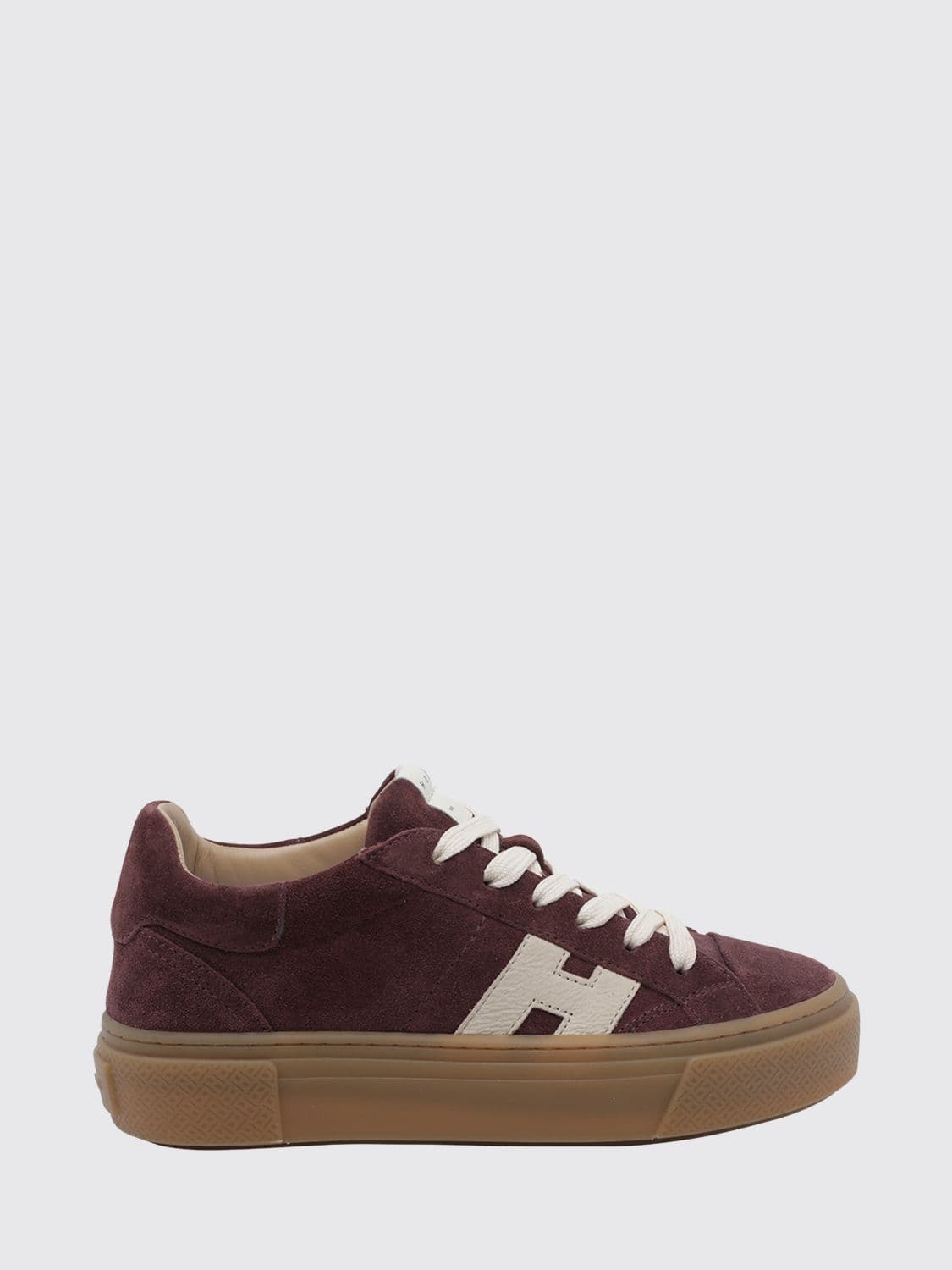 Hogan Crosswind Suede Leather Platform Sneakers