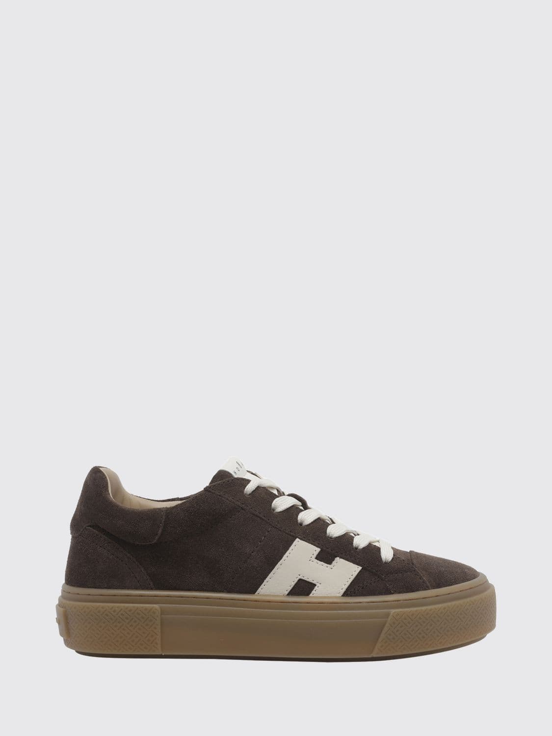 Hogan Crosswind Suede Leather Platform Sneakers