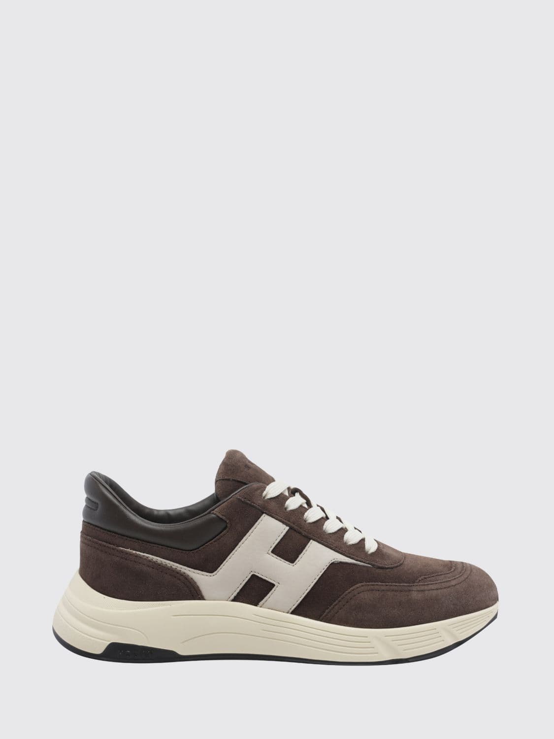 Hogan Hyperlight Suede Leather Trainers with Chunky Sole