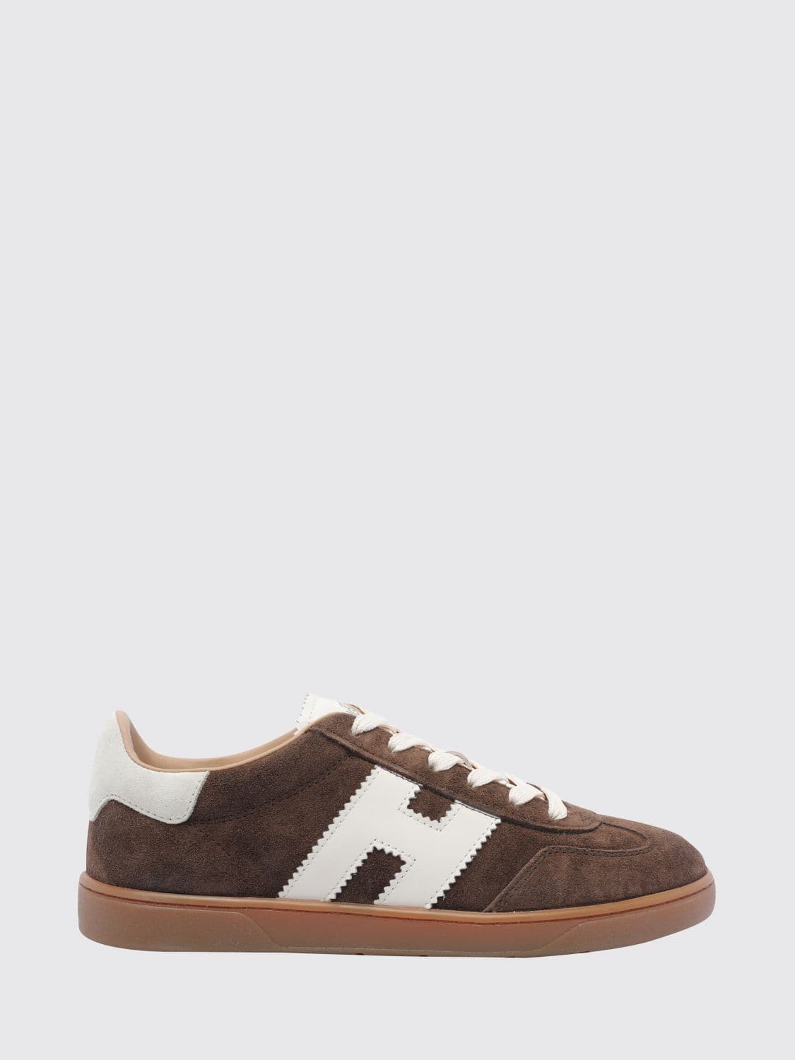 Hogan Cool Sneakers in Smooth and Suede Calfskin with H Logo