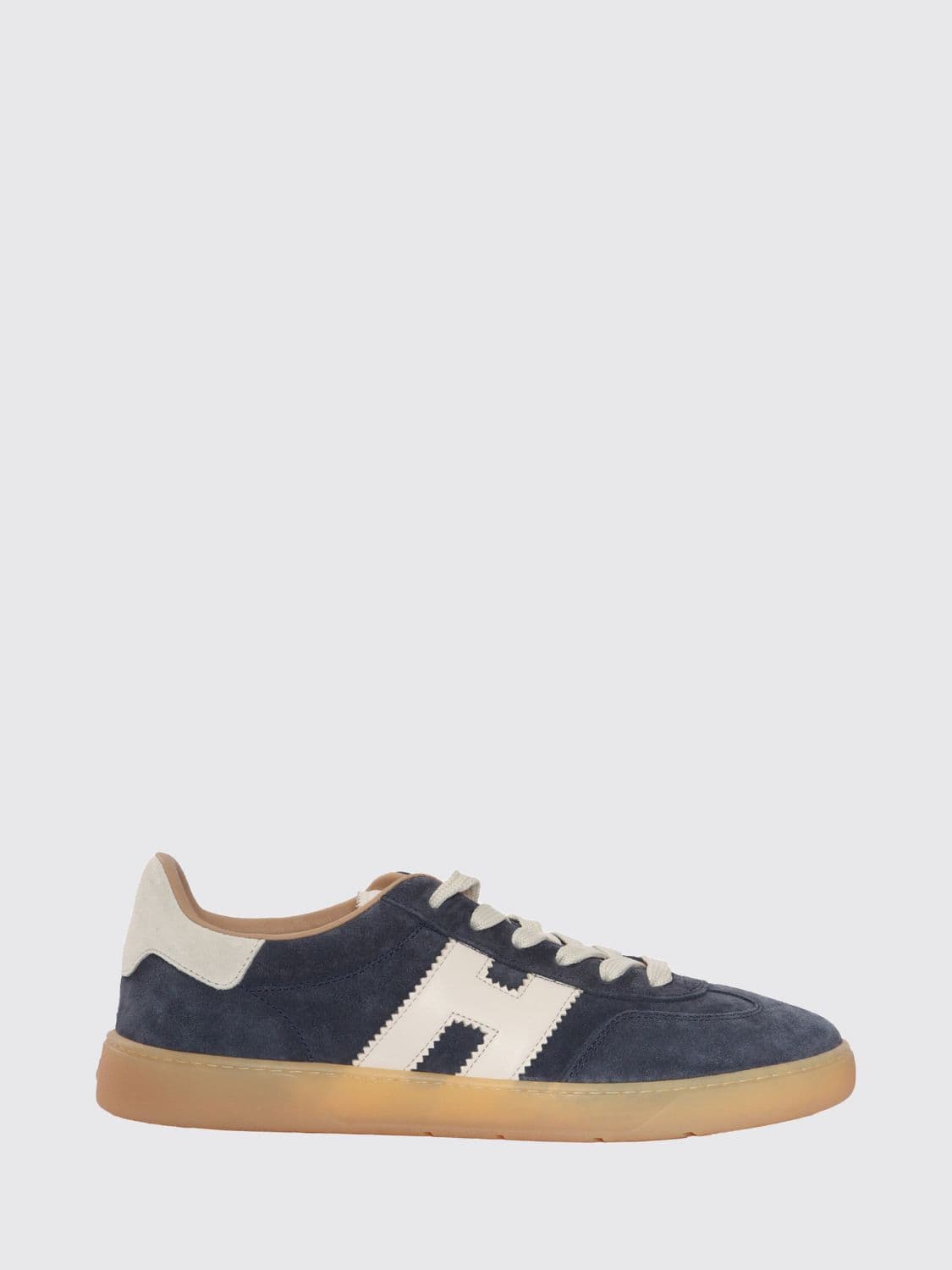 Hogan Cool Sneakers in Smooth and Suede Calfskin with H Logo