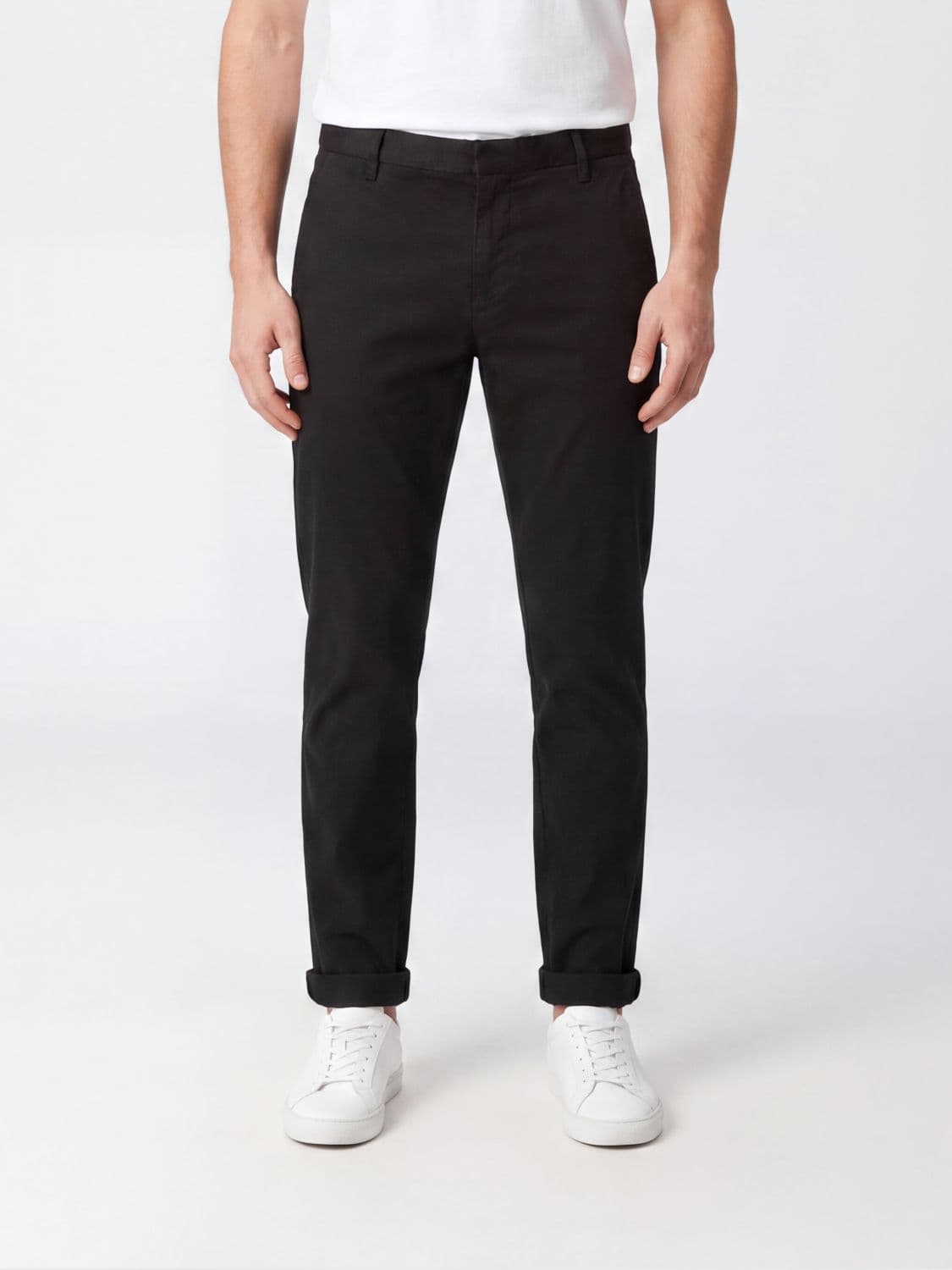 Dondup Gaubert Slim Fit Mid-Rise Velvet Chino Trousers