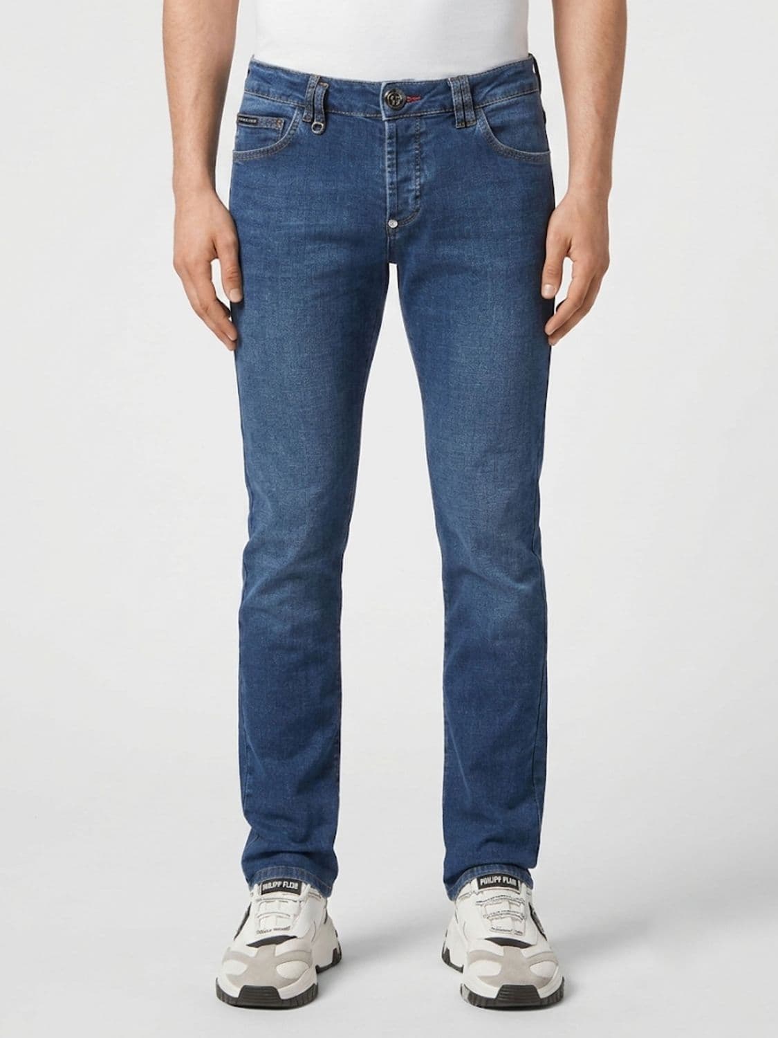 Philipp Plein Five-Pocket Skinny Fit Stretch Denim Jeans