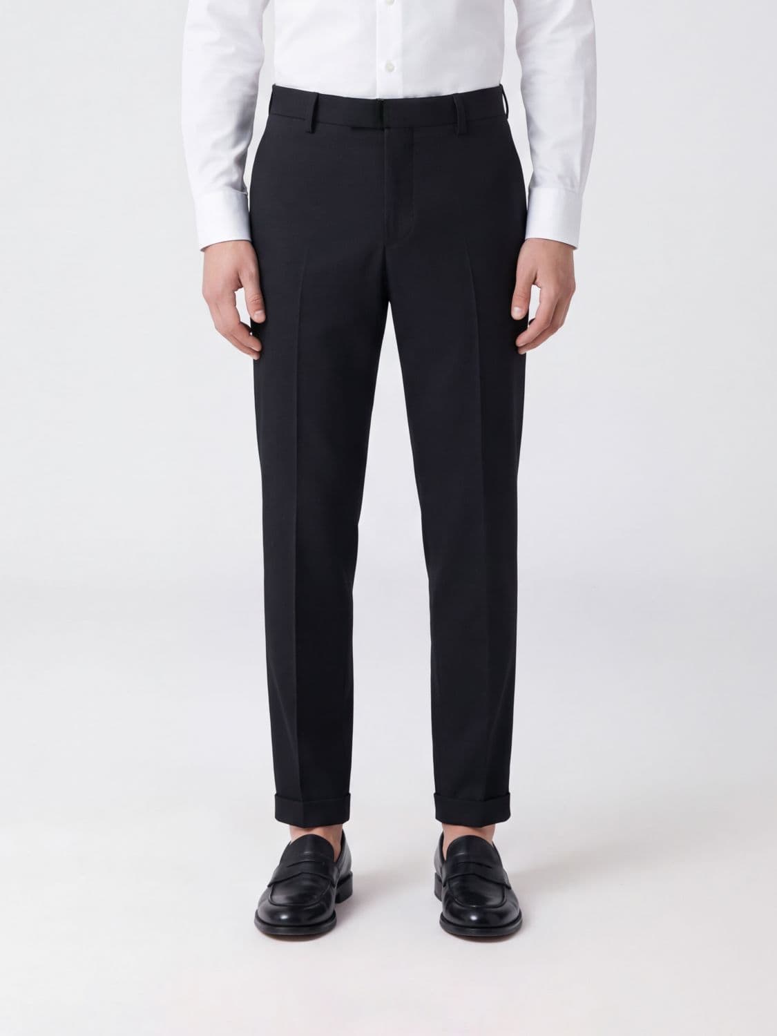 Dondup Gaubert Slim Fit Stretch Cotton Chino Trousers in Brown