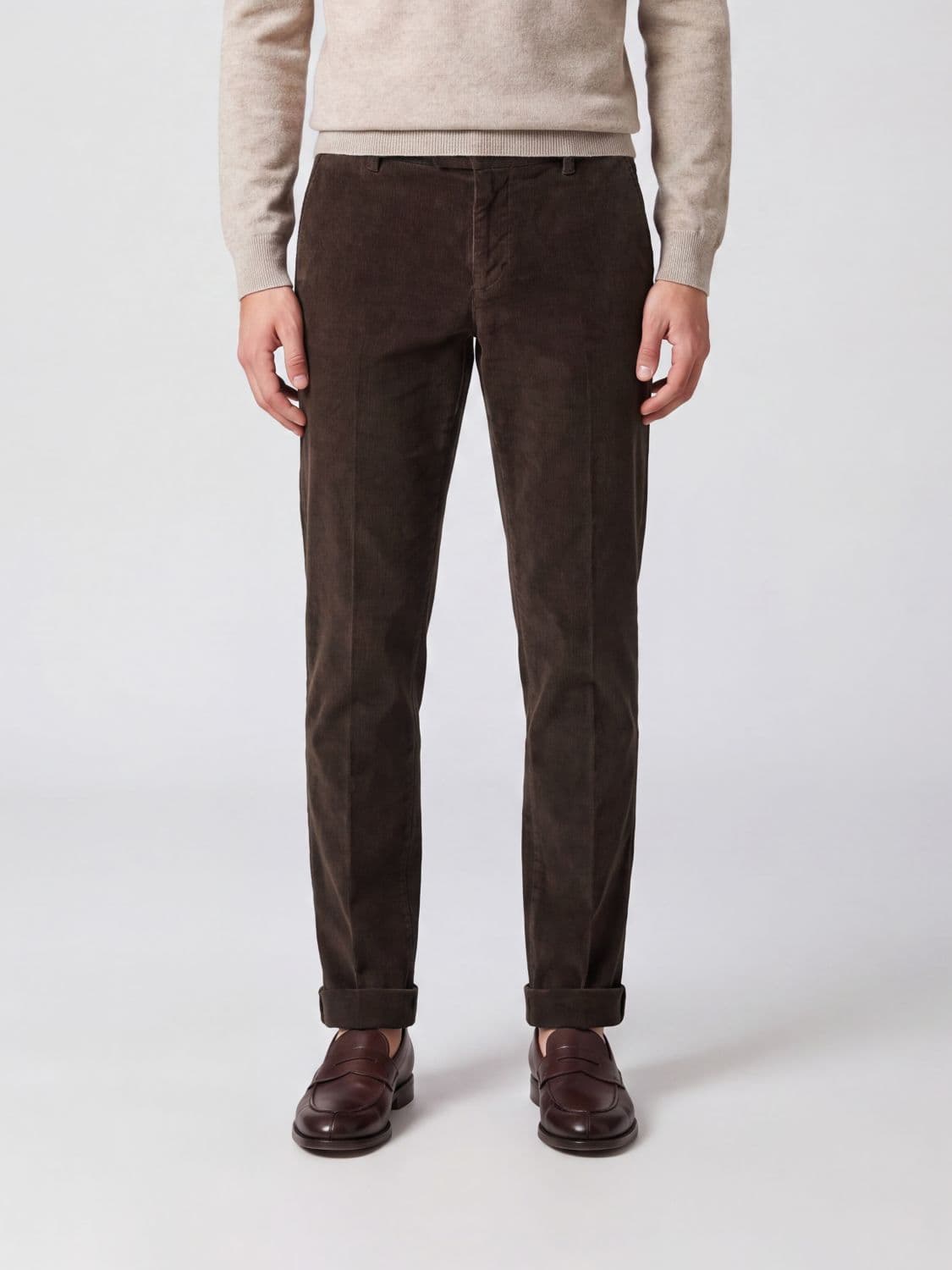 Dondup Gaubert Slim Fit Corduroy Chino Trousers