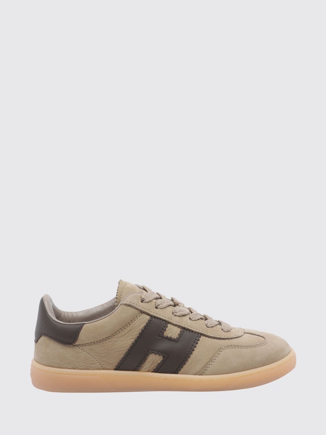 Hogan Cool Sneakers in Smooth and Suede Calfskin with H Logo