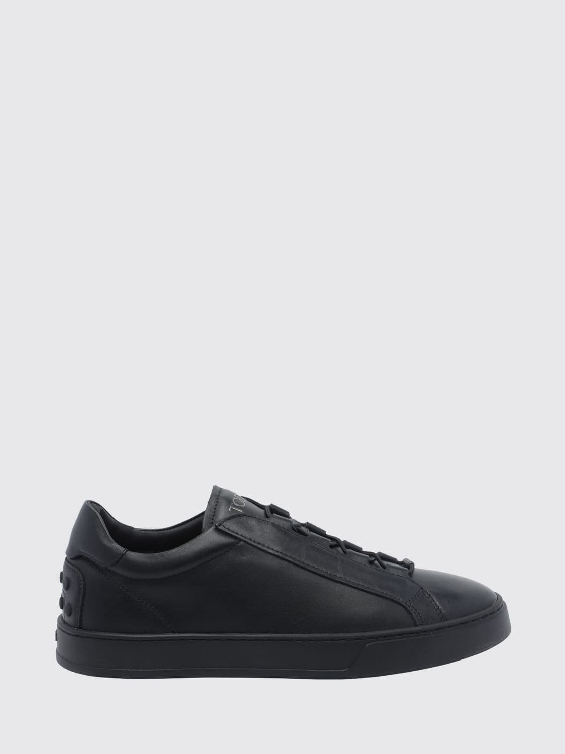 Tod's Smooth Calfskin Slip-On Sneakers with Heel Gommini