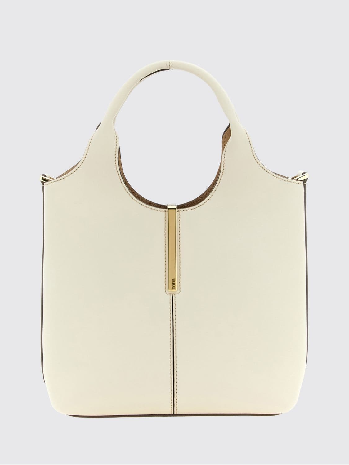 Tod's Mini Handbag in Smooth Calf Leather with Removable Shoulder Strap · OS