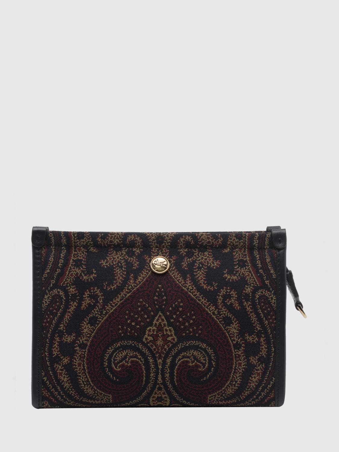Etro Paisley Jacquard Fabric Mini Handbag with Pegaso Logo