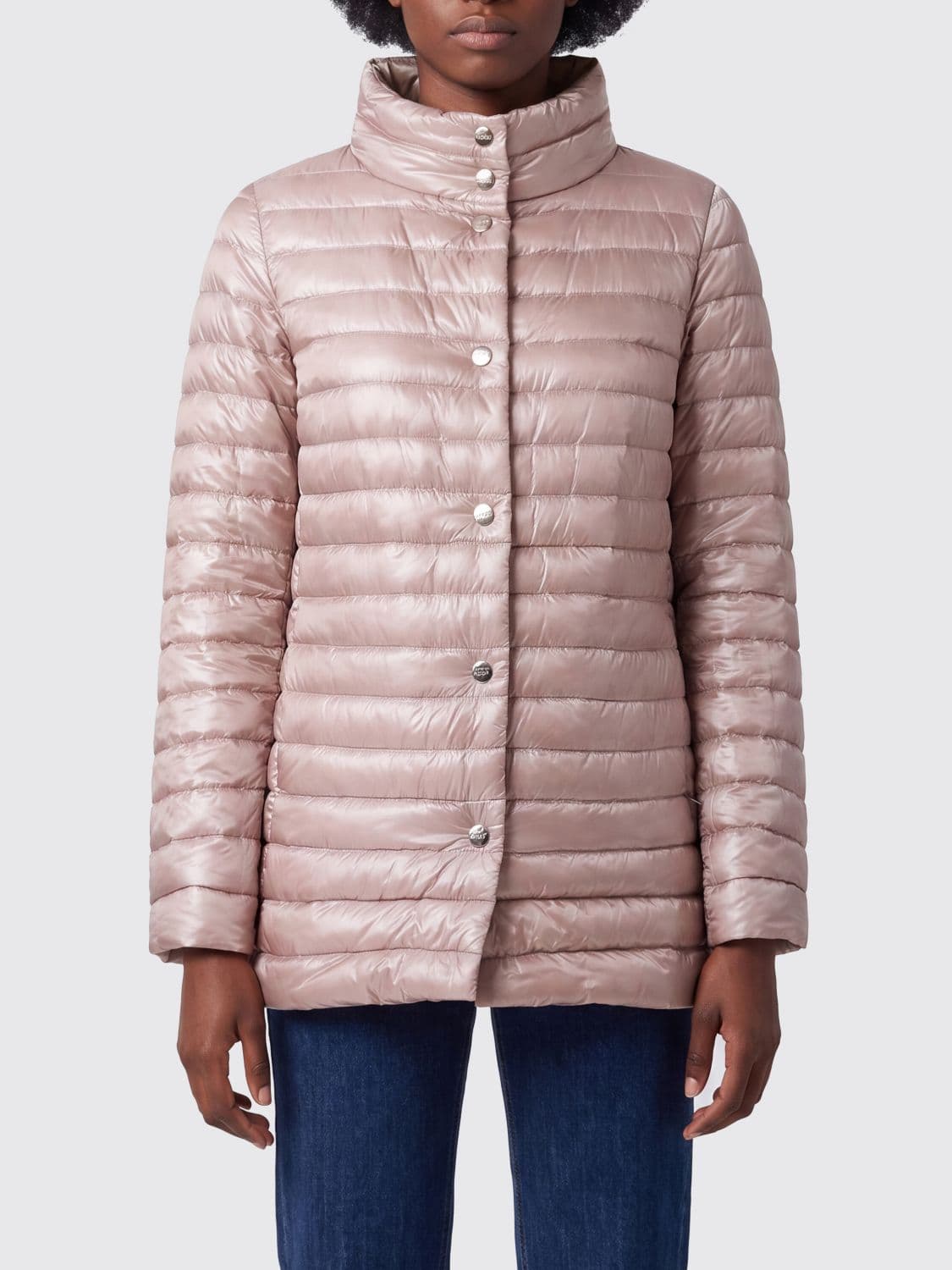Herno Reversible Short Down Jacket in Ultra-Light Nylon with Goose Down Padding