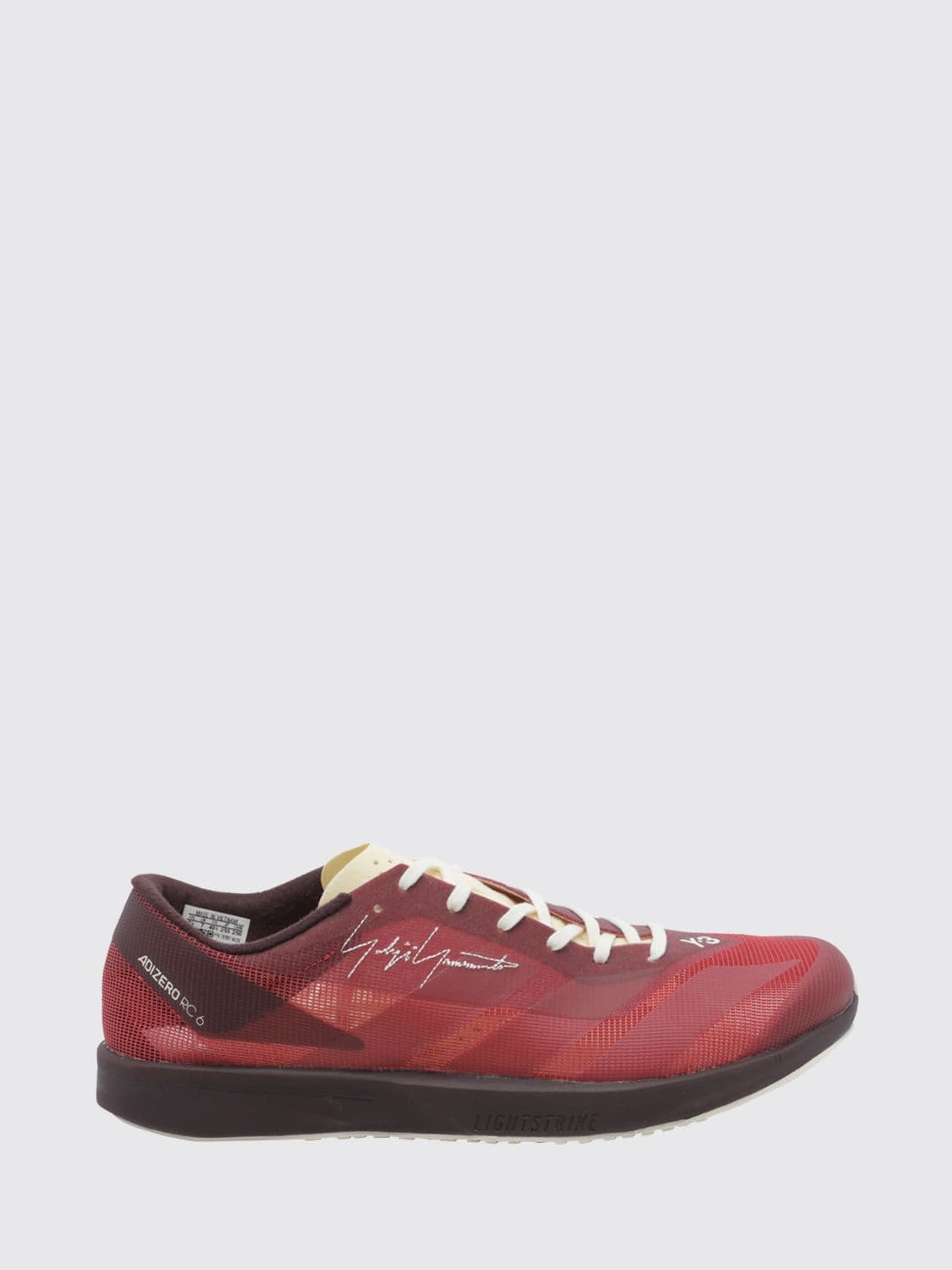 Y-3 Adizero RC6 Sneakers in Leather and Technical Fabric with Extralight Sole