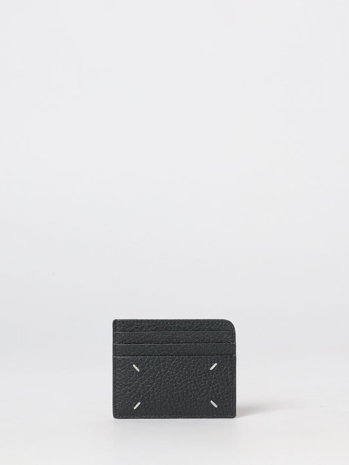 Maison Margiela Grained Leather Card Holder with Four Stitches