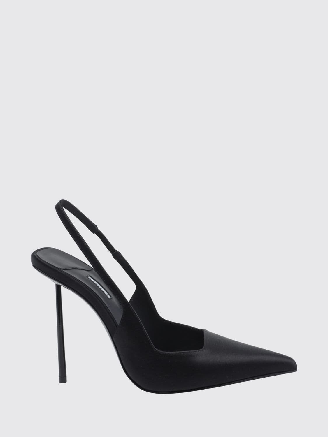 Le Silla Amelia Satin Slingbacks with a High Stiletto Heel and Almond Toe