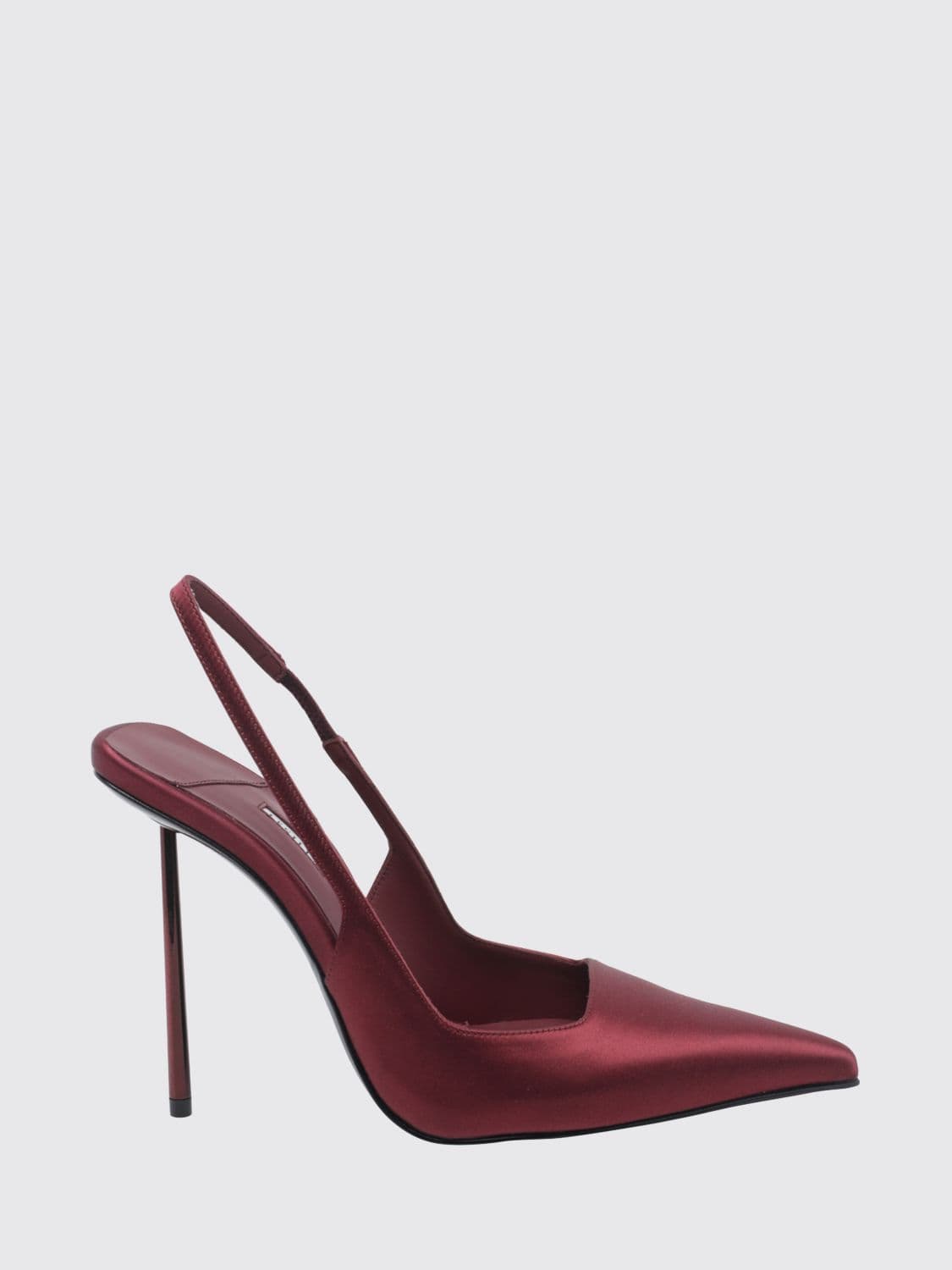 Le Silla Amelia Satin Slingbacks with a High Stiletto Heel and Almond Toe