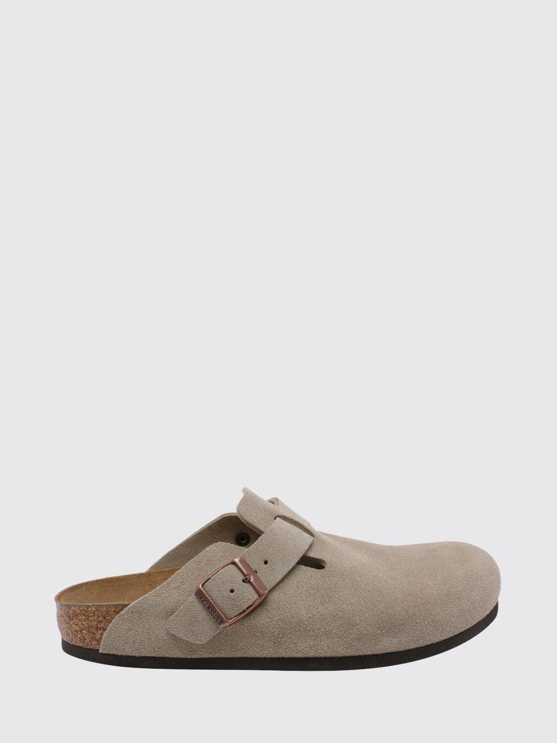 Birkenstock Boston Suede Clogs with Adjustable Strap