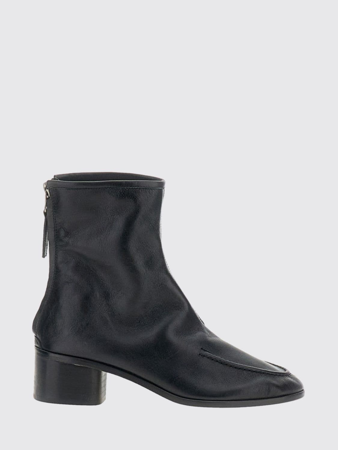 Hereu Juliol Smooth Calfskin Ankle Boots with Round Toe