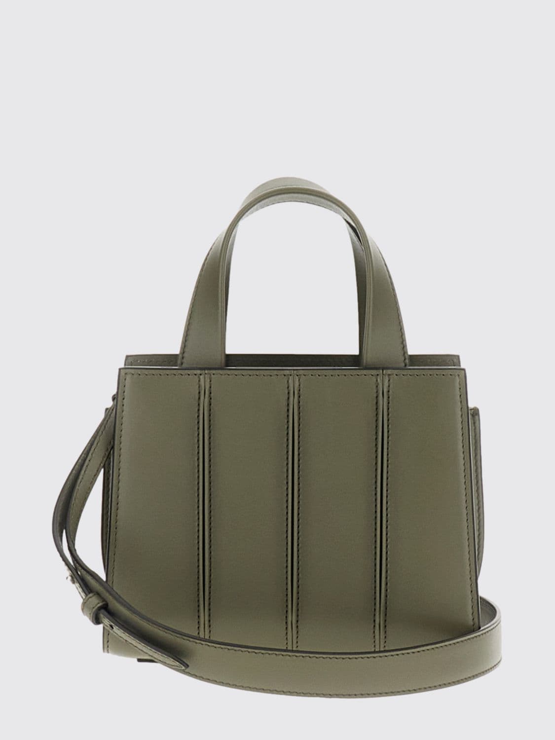 Max Mara Mini Handbag in Smooth Calfskin with Double Top Handles · OS