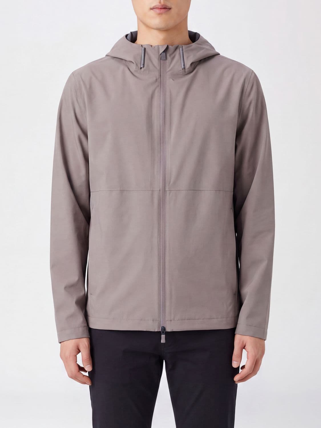 Herno Breathable Microfiber Hooded Windbreaker Jacket
