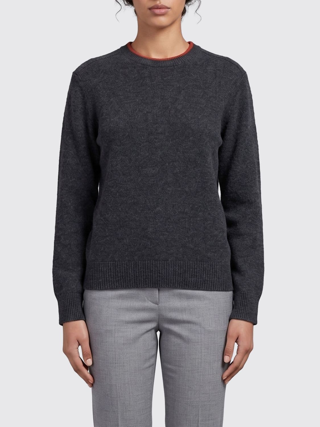 Loulou De Saison Otis Slim Fit Crewneck Jumper in Pure Cashmere