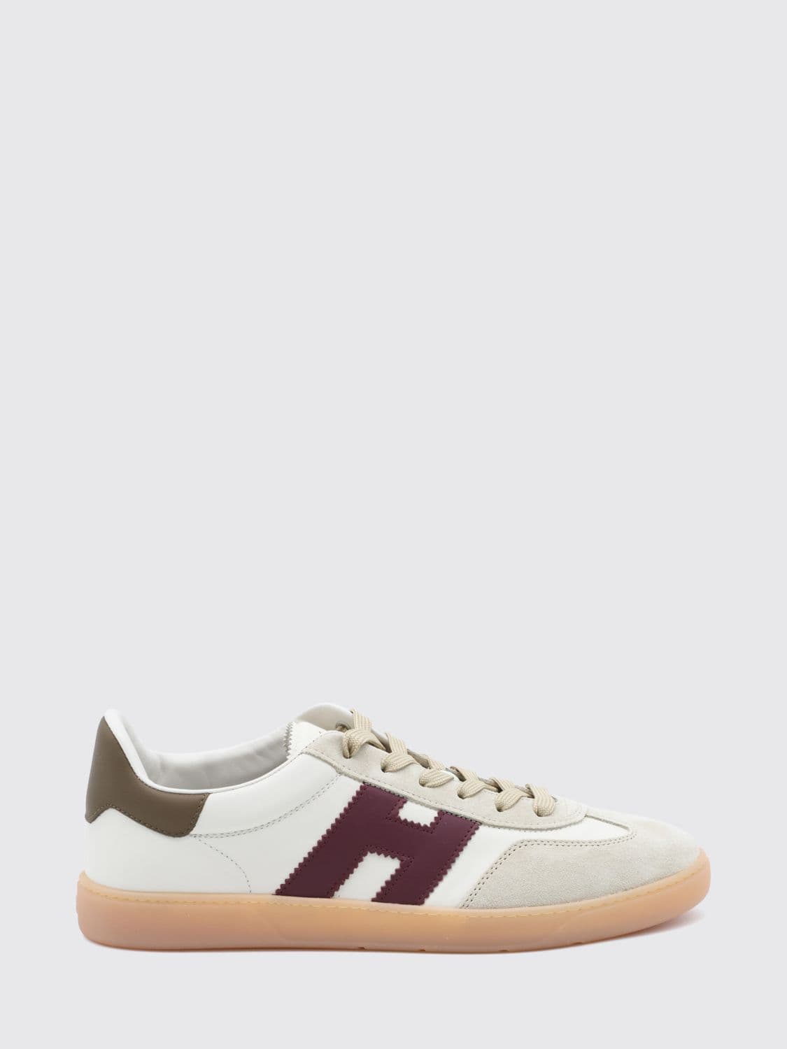 Hogan Cool Leather and Suede Sneakers with Side H Logo