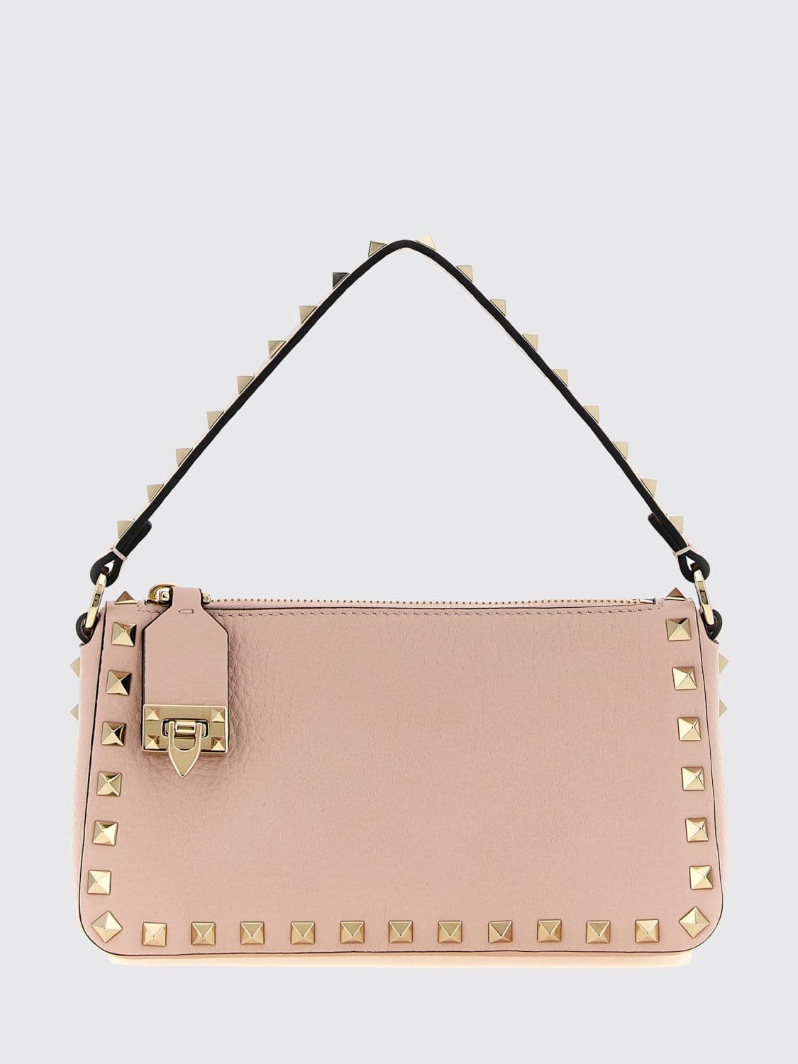 Valentino Garavani Rockstud Calfskin Leather Mini Handbag with Studs · OS
