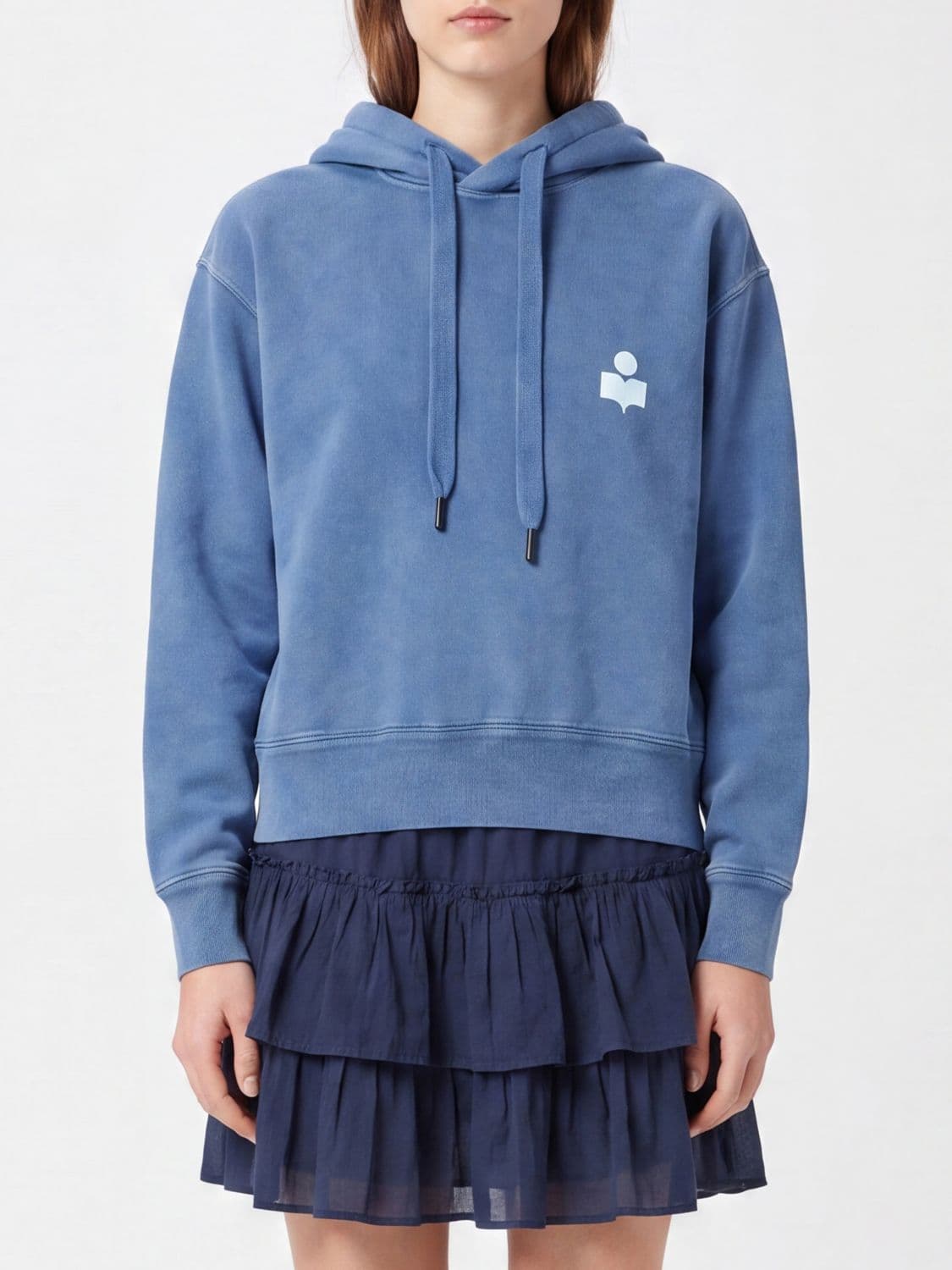Isabel Marant Etoile Logo Jersey Hoodie